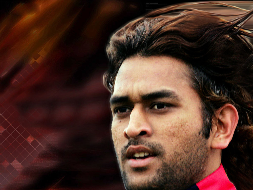 Dhoni - Long Ms Dhoni Hairstyle , HD Wallpaper & Backgrounds