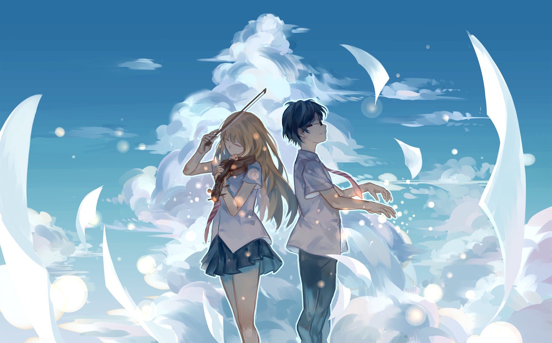 Your Lie In April Download Shigatsu Wa Kimi No Uso - Your Lie In April , HD Wallpaper & Backgrounds