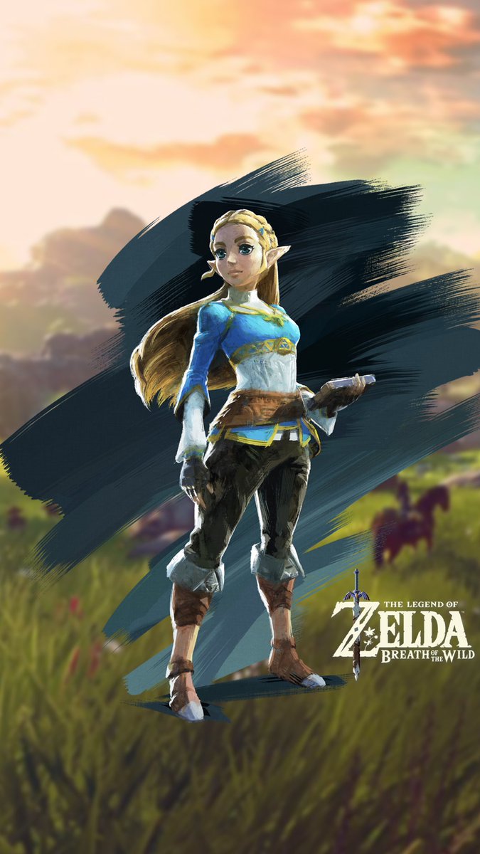 Ninmobilenews - Legend Of Zelda Botw Zelda , HD Wallpaper & Backgrounds