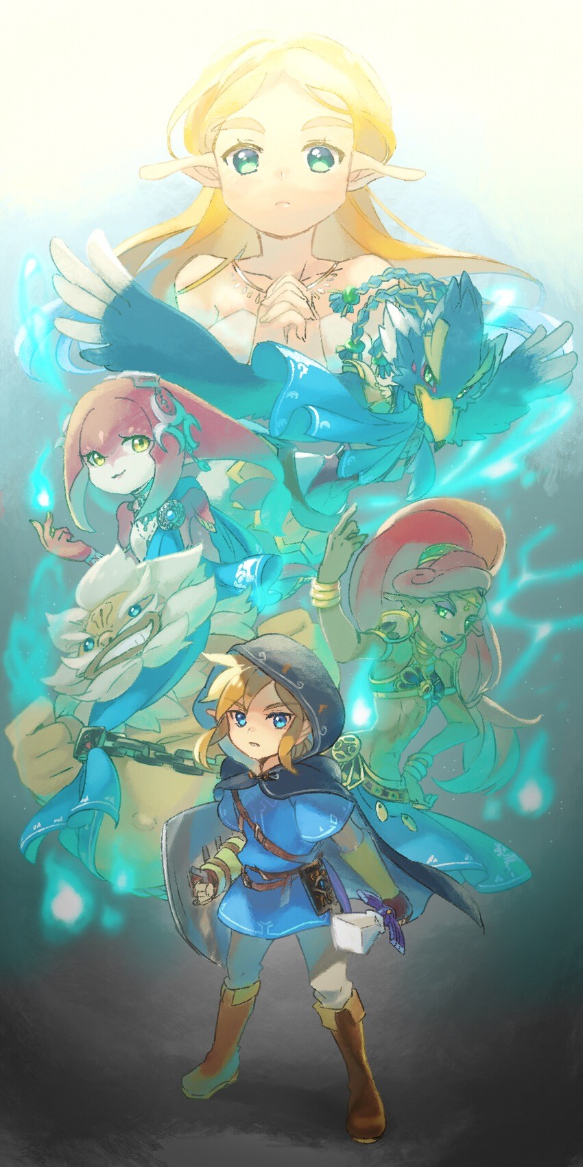 Legend Of Zelda Botw Fanart , HD Wallpaper & Backgrounds
