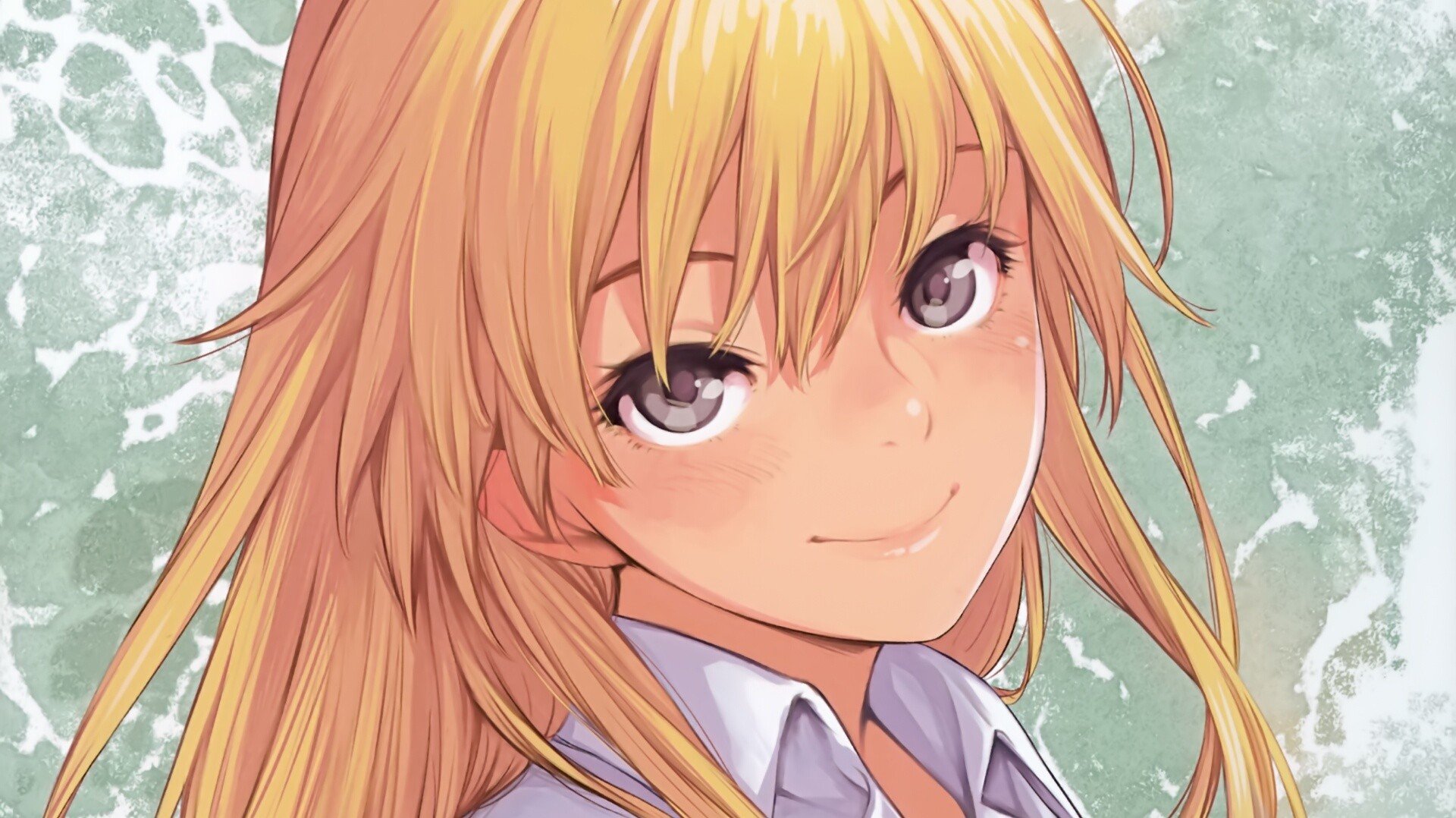 Px Anime Anime Girls Blonde Hazel Eyes Miyazono Kaori - Anime Girl Yellow Hair , HD Wallpaper & Backgrounds