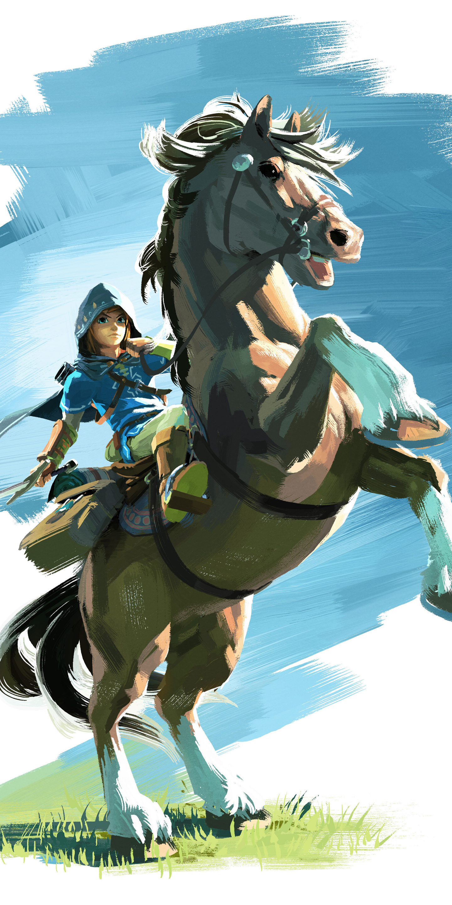 The Legend Of Zelda - Zelda Breath Of The Wild Horse , HD Wallpaper & Backgrounds