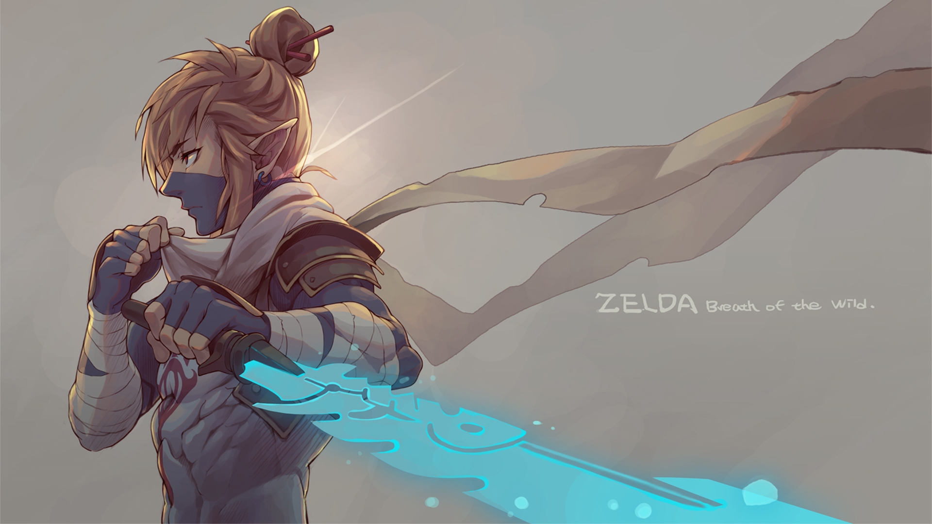The Legend Of Zelda Breath Of The Wild Wallpaper - Anime Epic Link Botw , HD Wallpaper & Backgrounds