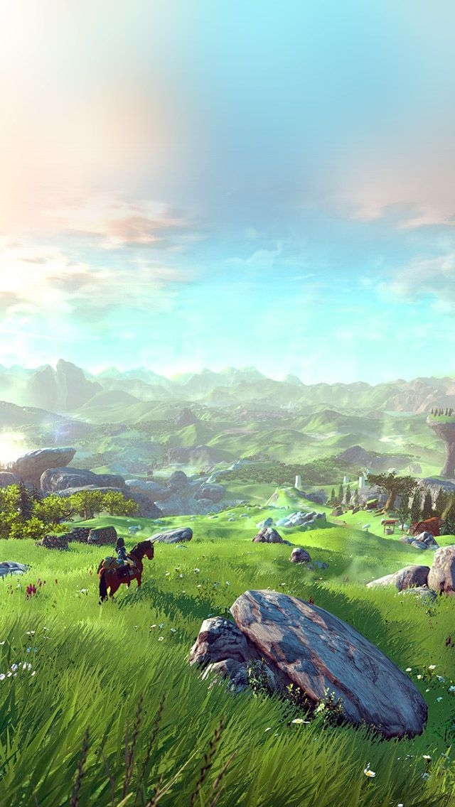 Excelent Legend Of Zelda Field Green - Zelda Breath Of The Wild Facebook Cover , HD Wallpaper & Backgrounds