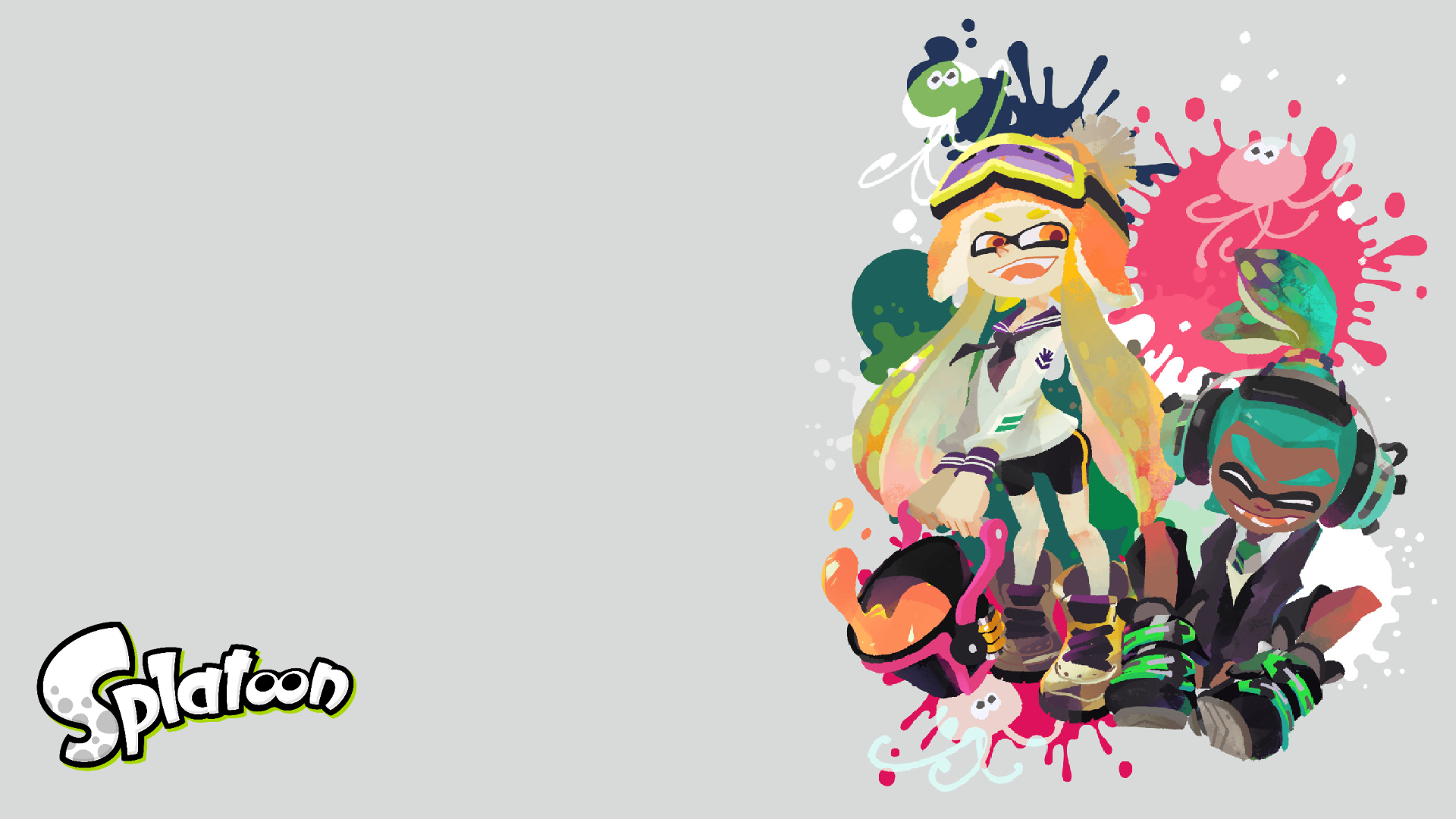 Splatoon Wallpaper - Splatoon Background Art , HD Wallpaper & Backgrounds