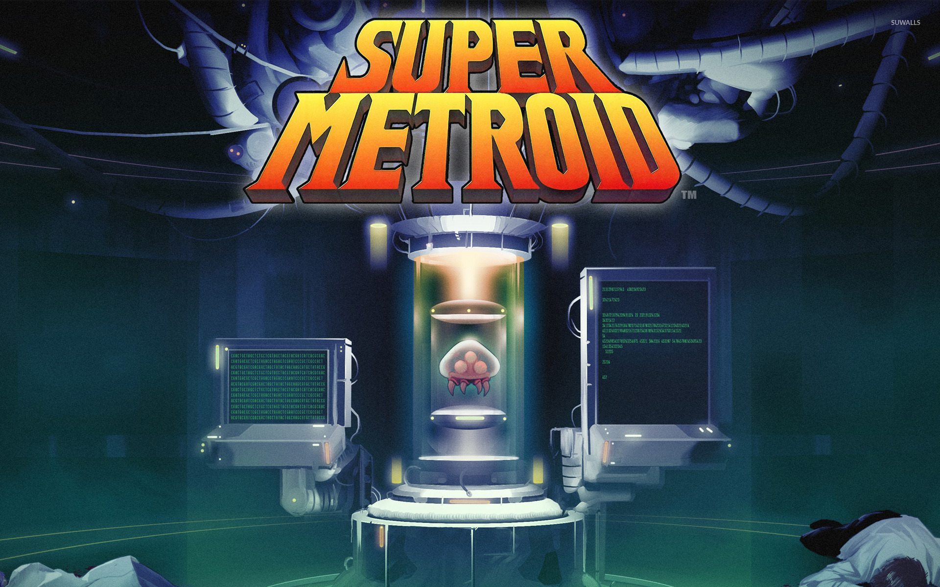 Super Metroid [2] Wallpaper - Super Metroid Wallpaper Hd , HD Wallpaper & Backgrounds