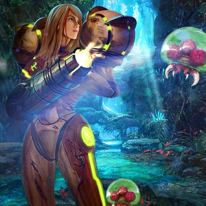 Metroid Wallpaper Engine - Super Metroid Naked Death Animation , HD Wallpaper & Backgrounds