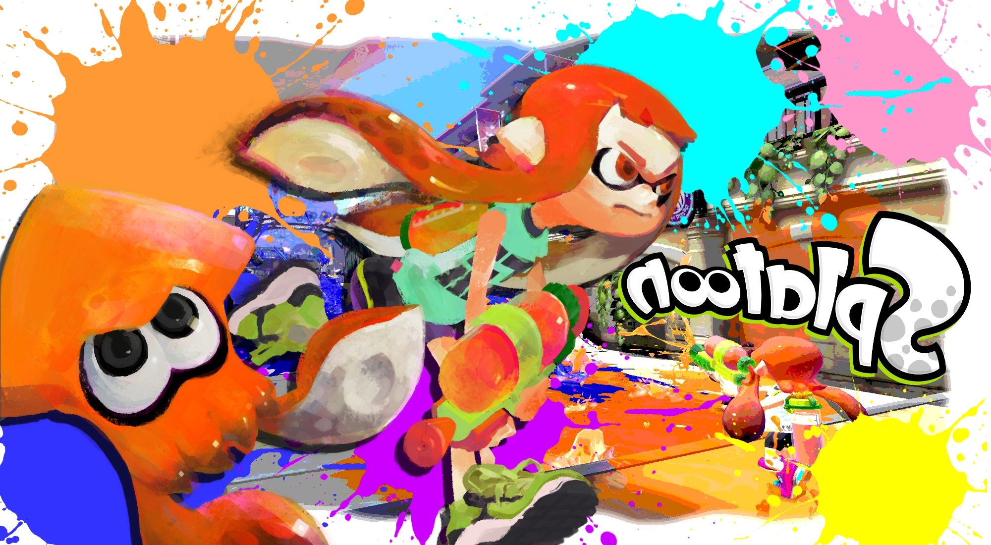 Splatoon Inkling Girl Wallpaper Hd - Splatoon , HD Wallpaper & Backgrounds