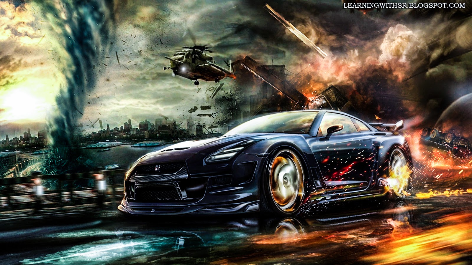 Editing Picsart Car Photography Background Pictures - Car 3d Wallpaper Downloading , HD Wallpaper & Backgrounds
