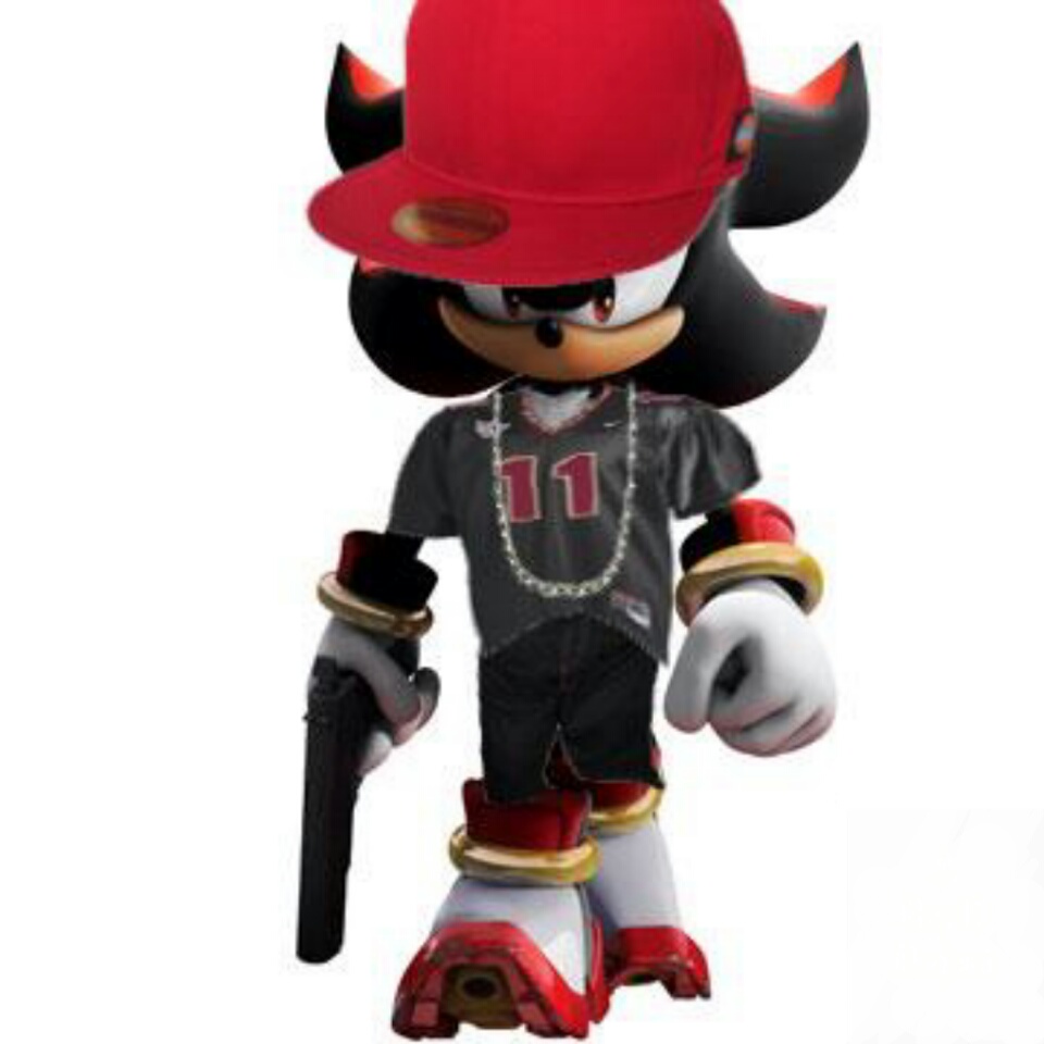 Shadow The Thug - Shadow The Hedgehog With Gun , HD Wallpaper & Backgrounds