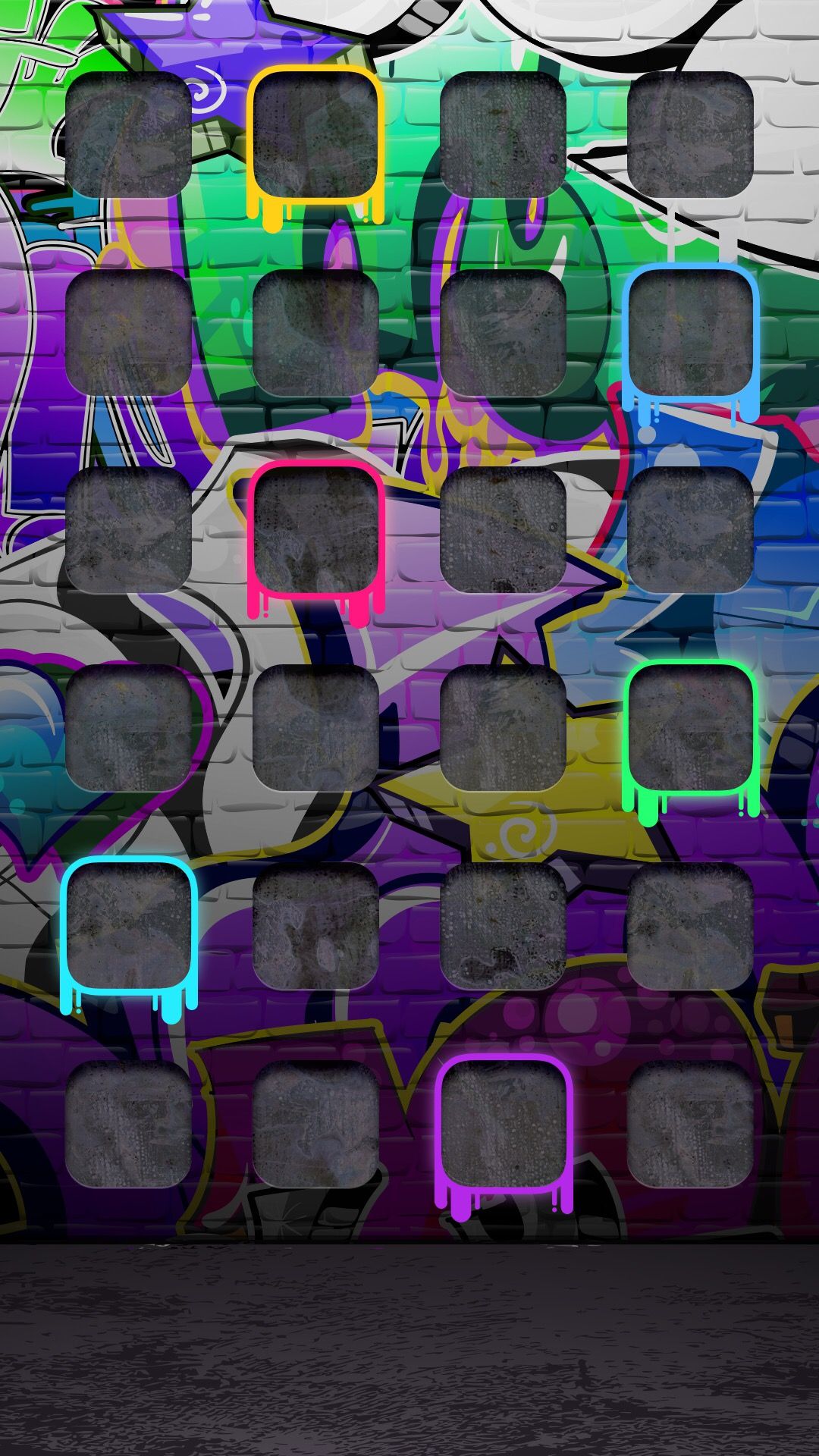 Iphone Wallpaper Graffiti Wallpaper Iphone, Colourful - Kaws Wallpaper Iphone 8 , HD Wallpaper & Backgrounds