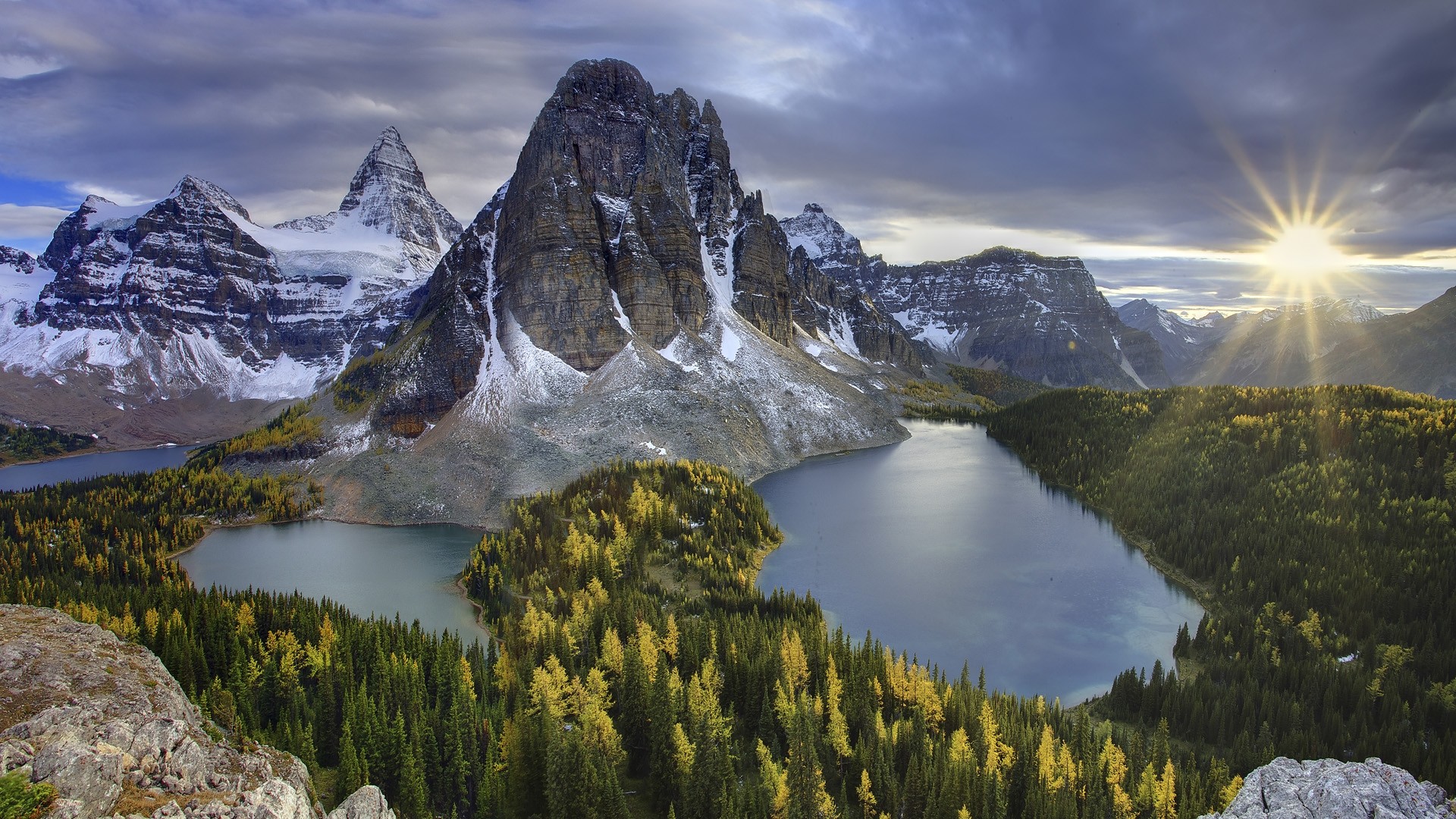 Here Is The Wallpaper - Mount Assiniboine , HD Wallpaper & Backgrounds