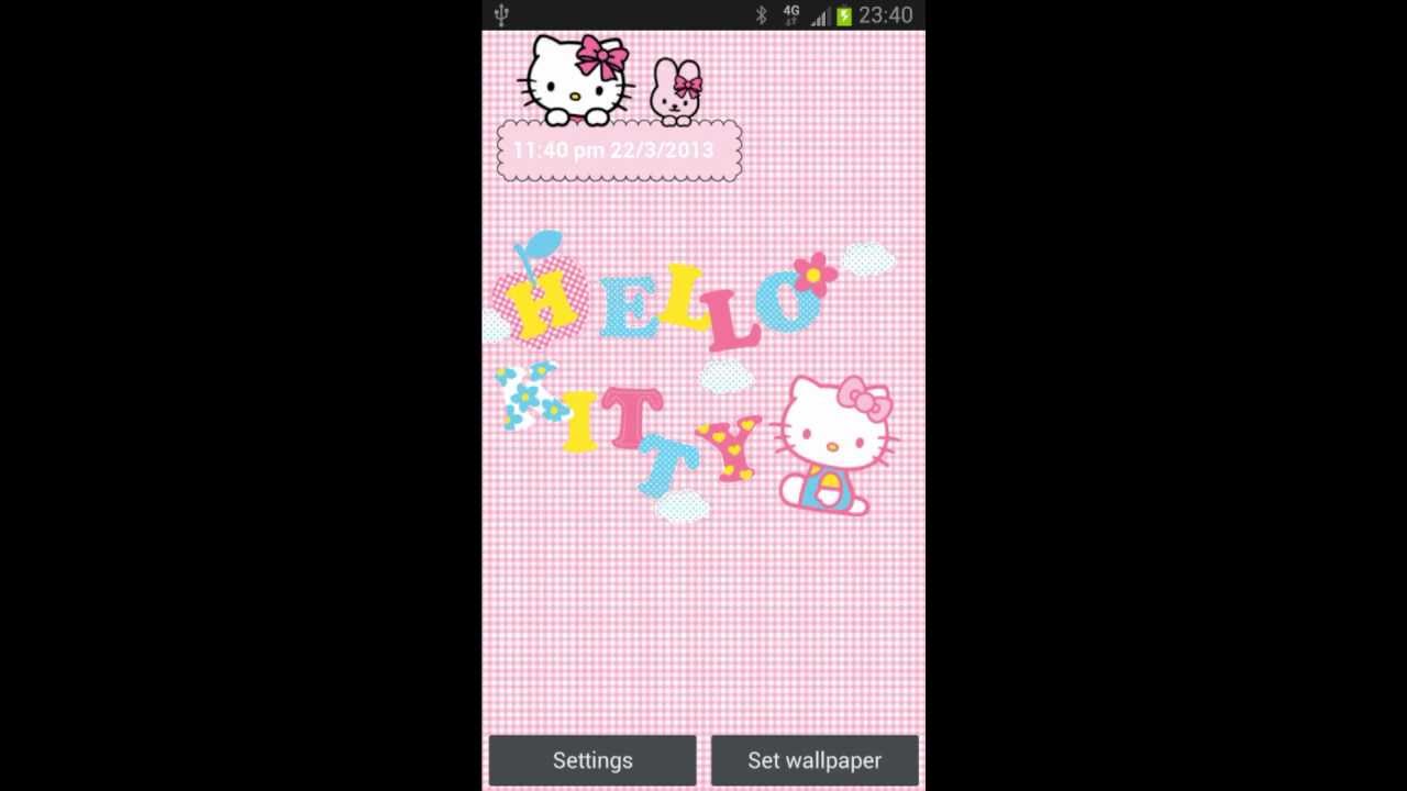 Hello Kitty Live Wallpaper - Hello Kitty , HD Wallpaper & Backgrounds