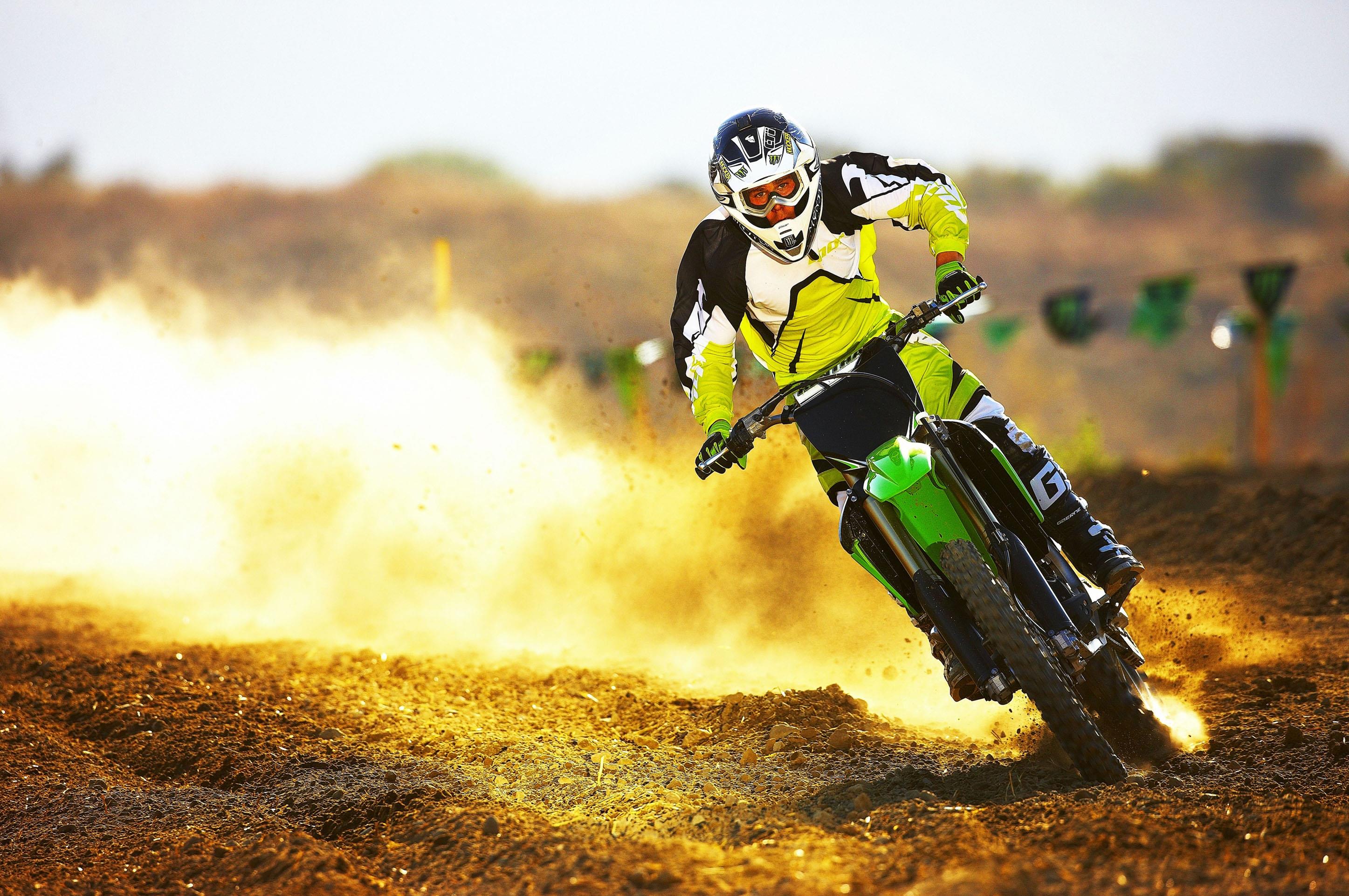 Kawasaki Klx Motocross Wallpaper - Imagens Moto De Trilha , HD Wallpaper & Backgrounds