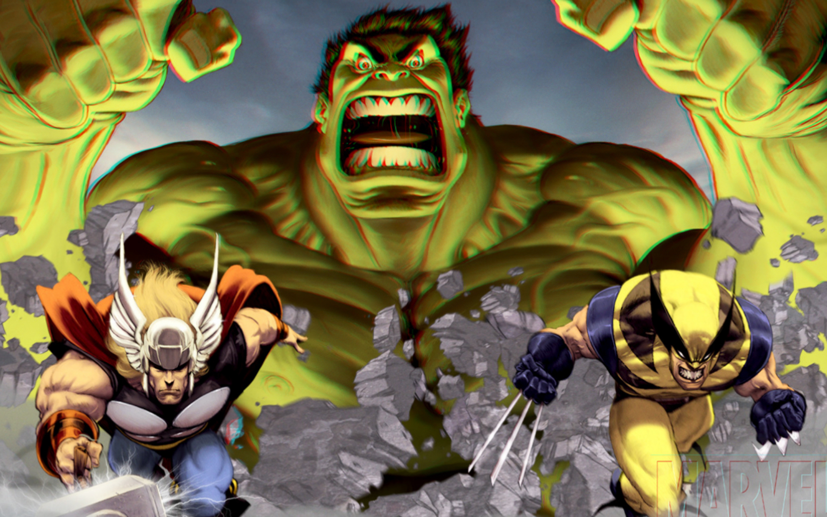 We Have Tonight Hulk & An Exclusive Homer 3d Wallpaper - Hulk Vs Thor Vs Wolverine , HD Wallpaper & Backgrounds