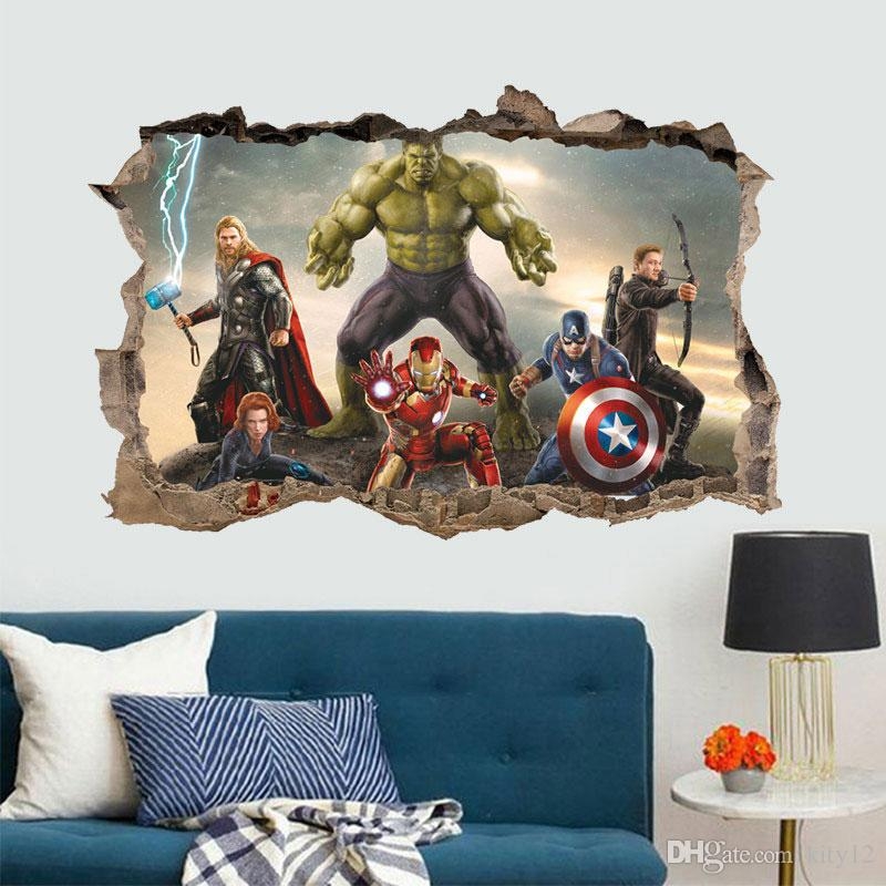 Captain America Wallpaper Bedroom Decorating Ideas - Quarto Dos Vingadores , HD Wallpaper & Backgrounds