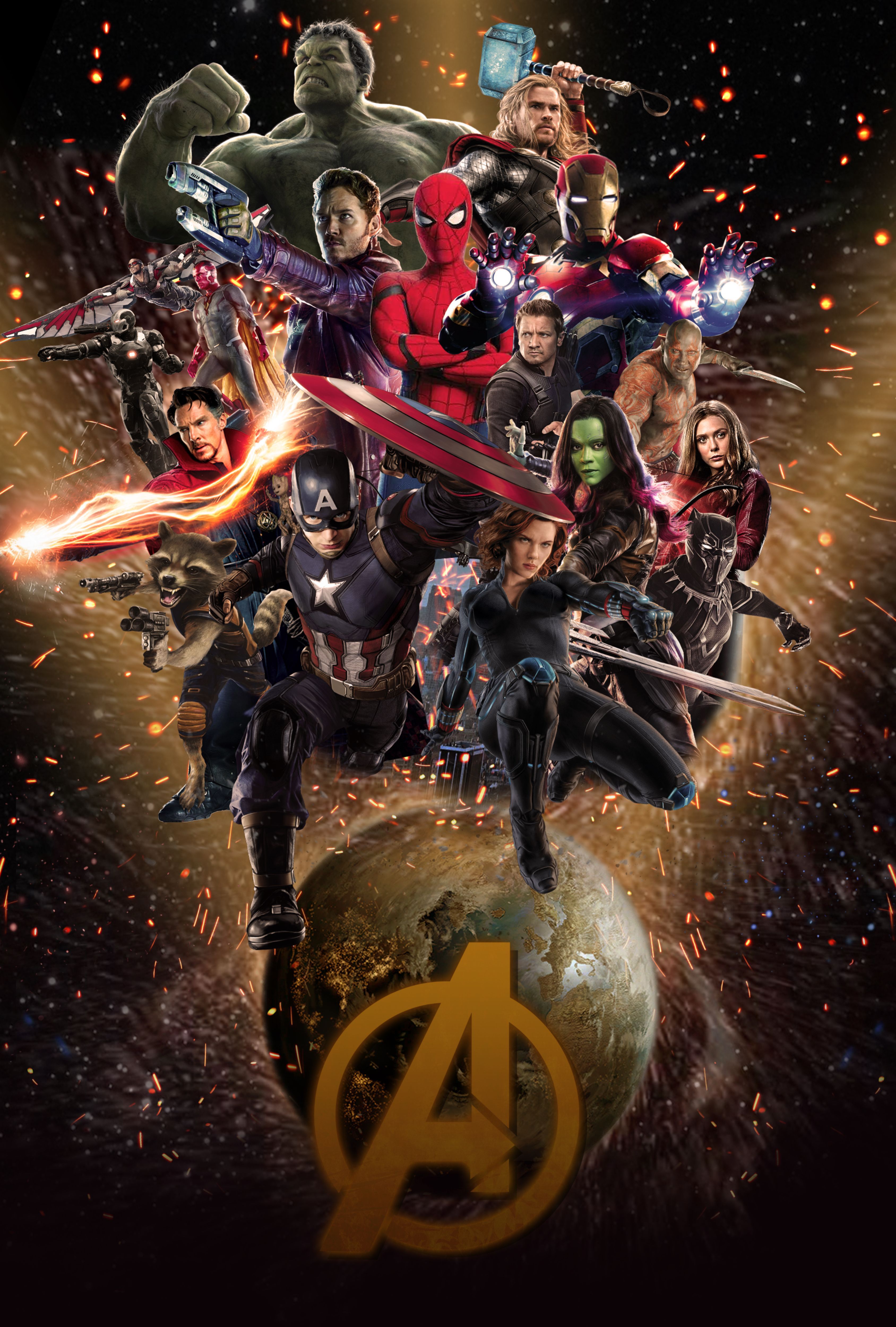 Elegant Avengers Infinity War Wallpaper Trailer - Avengers Endgame Wallpaper Iphone , HD Wallpaper & Backgrounds