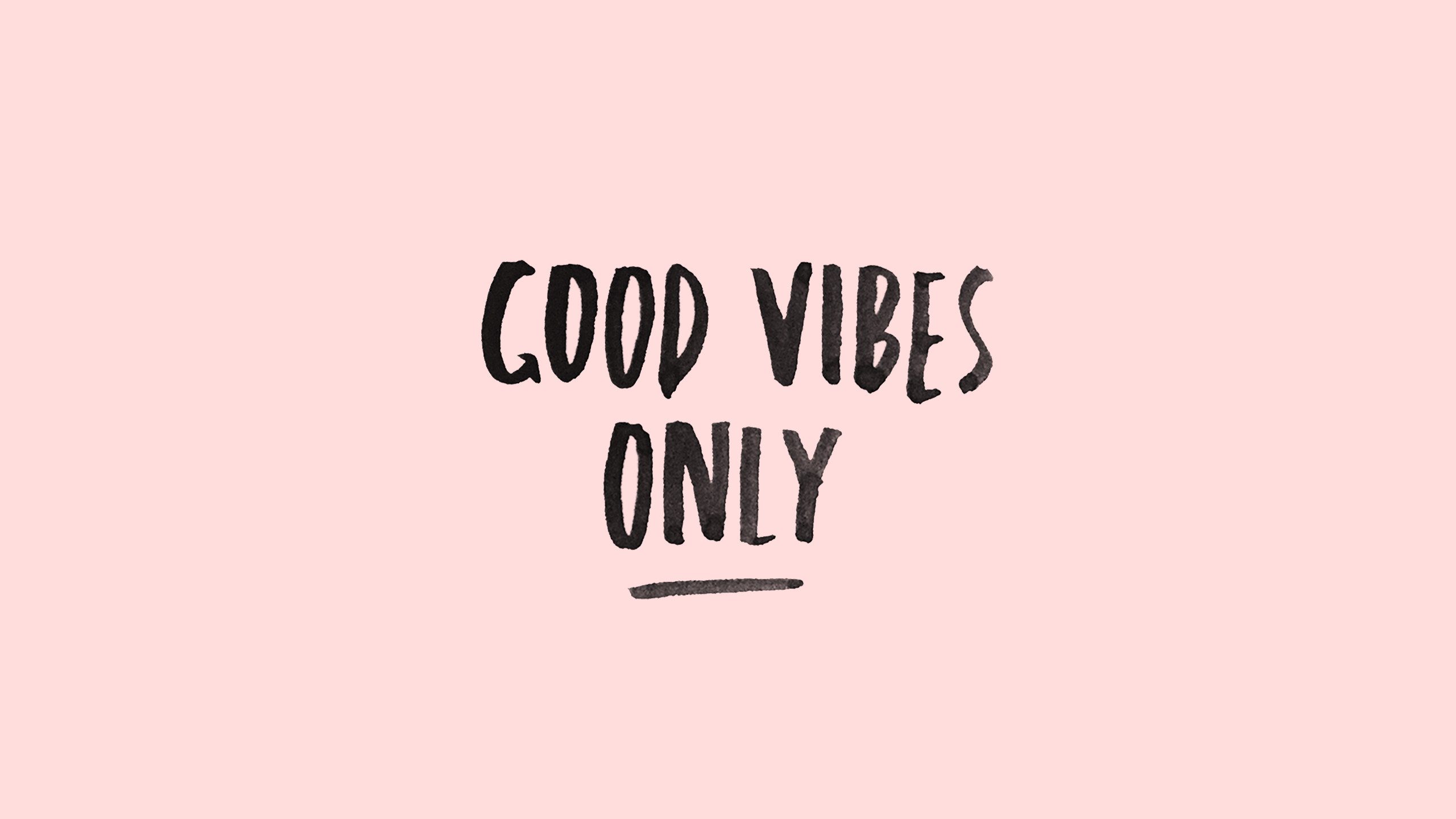 Pink Good Vibes Wallpaper Desktop / Desktop - Good Vibes Only Computer Background , HD Wallpaper & Backgrounds