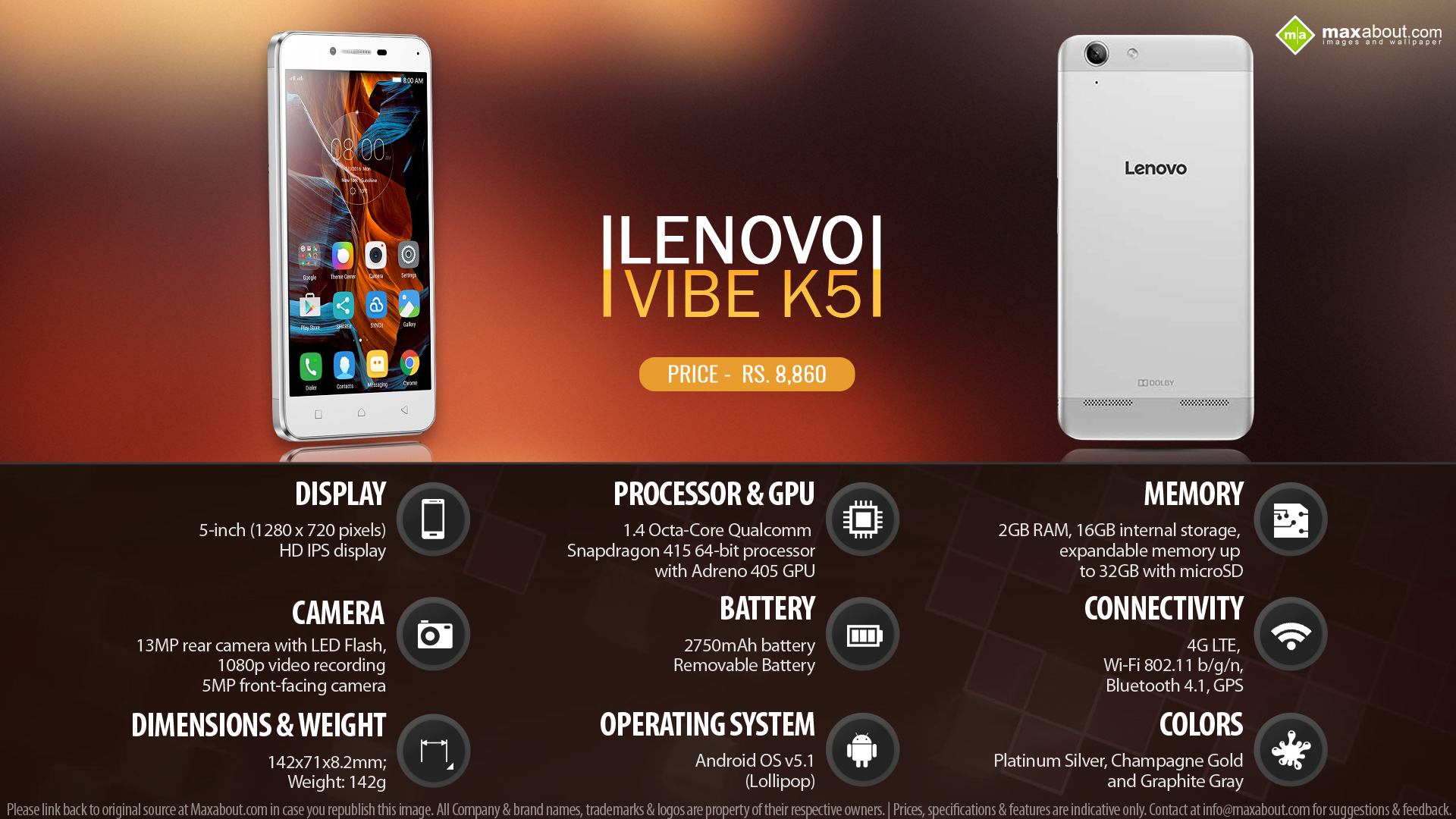 View Full Size - Lenovo Vibe K 5 , HD Wallpaper & Backgrounds