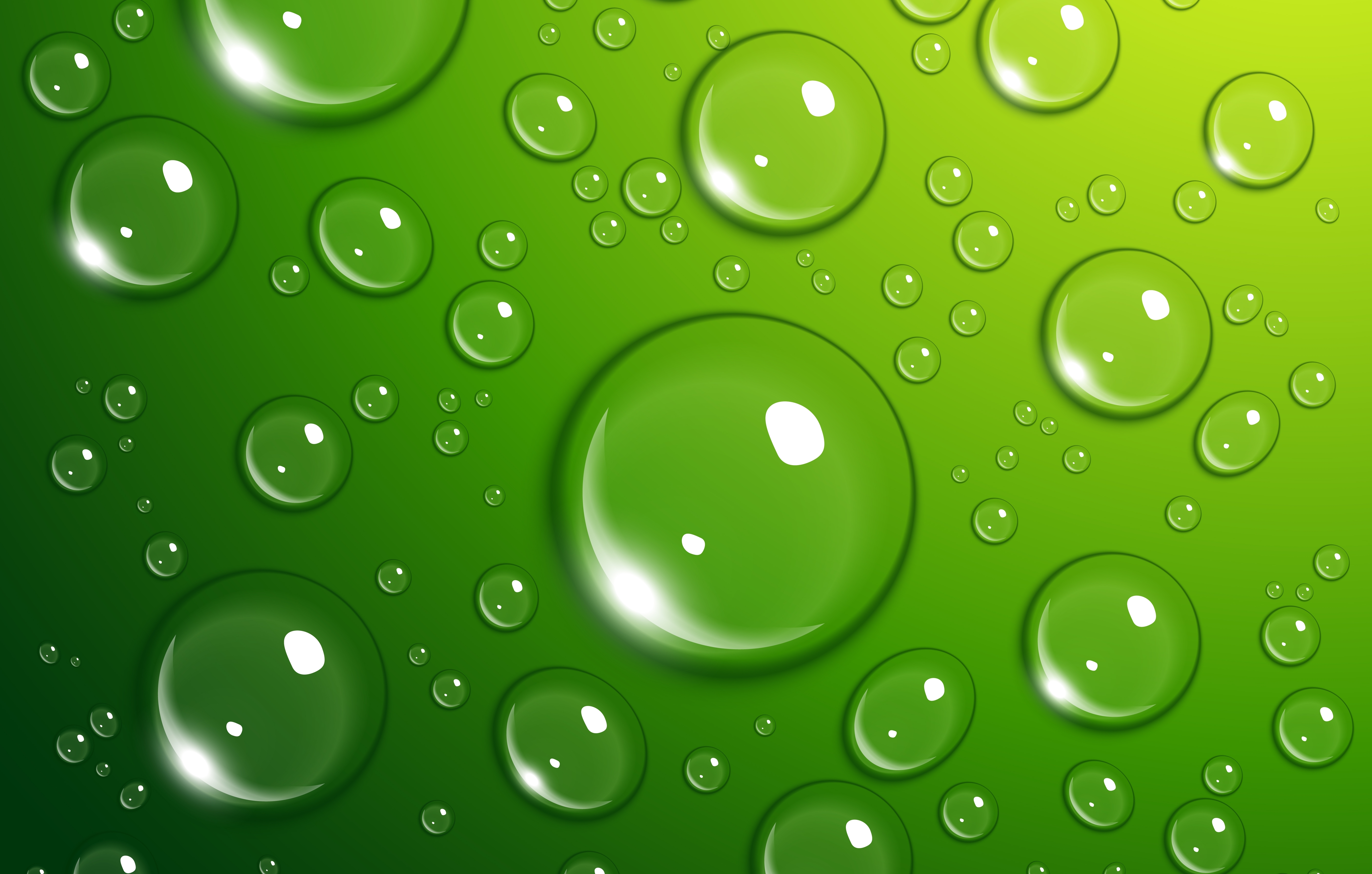 Water Bubble Wallpaper Hd - Green Background With Bubbles , HD Wallpaper & Backgrounds