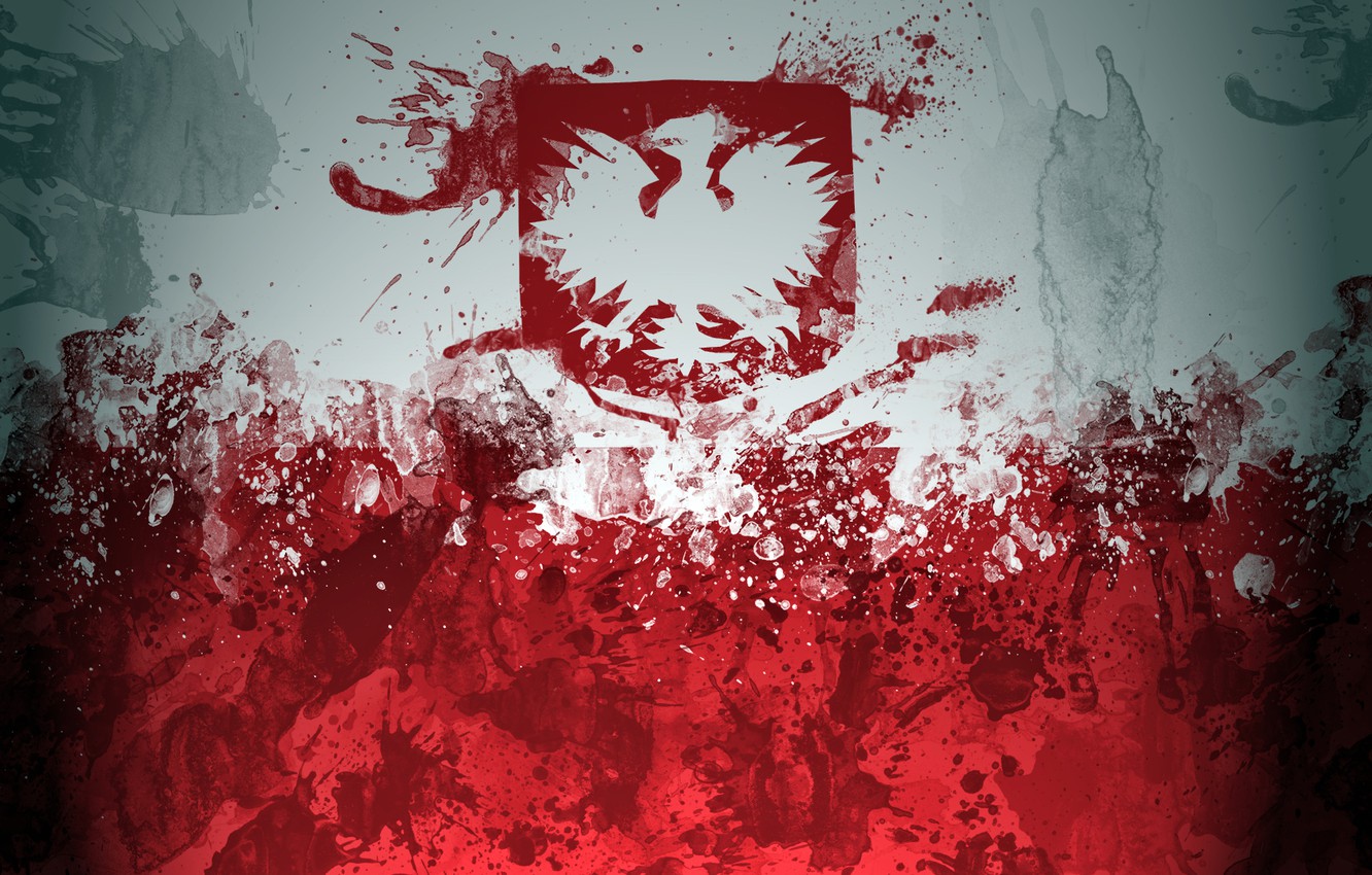 Poland Grunge Hd Wallpaper Wpt7207998 - Cool Poland Flag , HD Wallpaper & Backgrounds