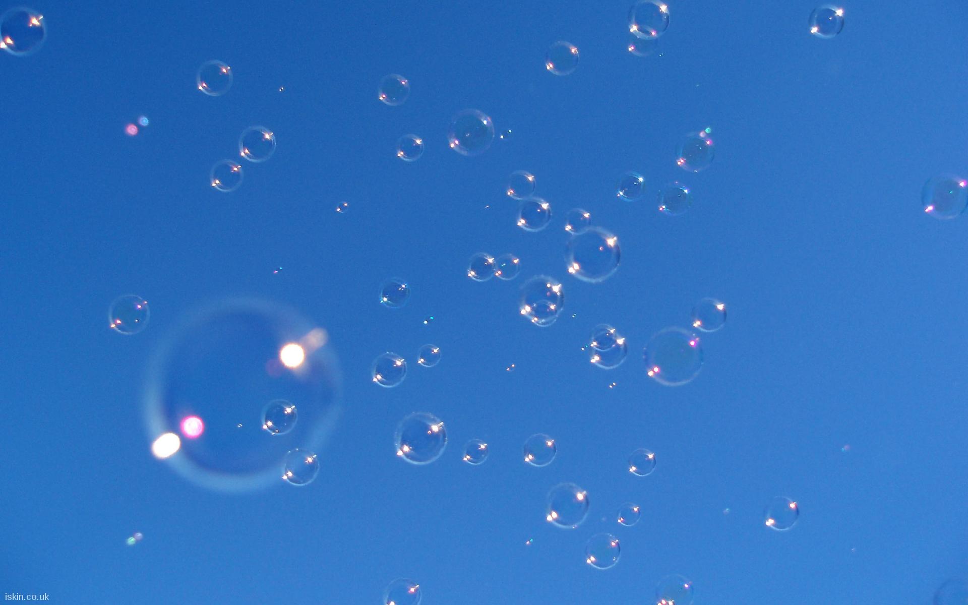 Blue - Bubbles In The Sky , HD Wallpaper & Backgrounds