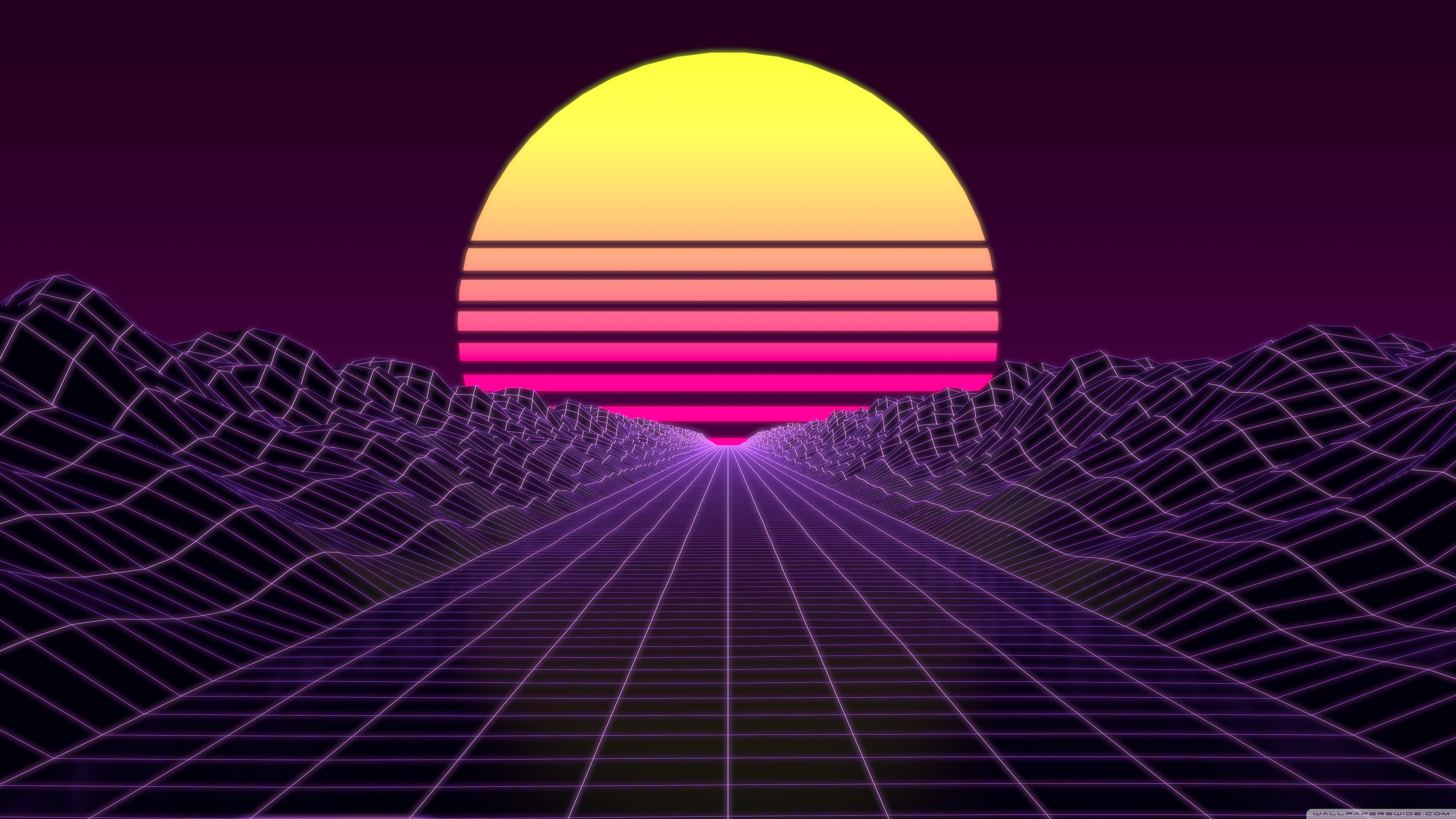 Uhd 16 - - Synthwave , HD Wallpaper & Backgrounds