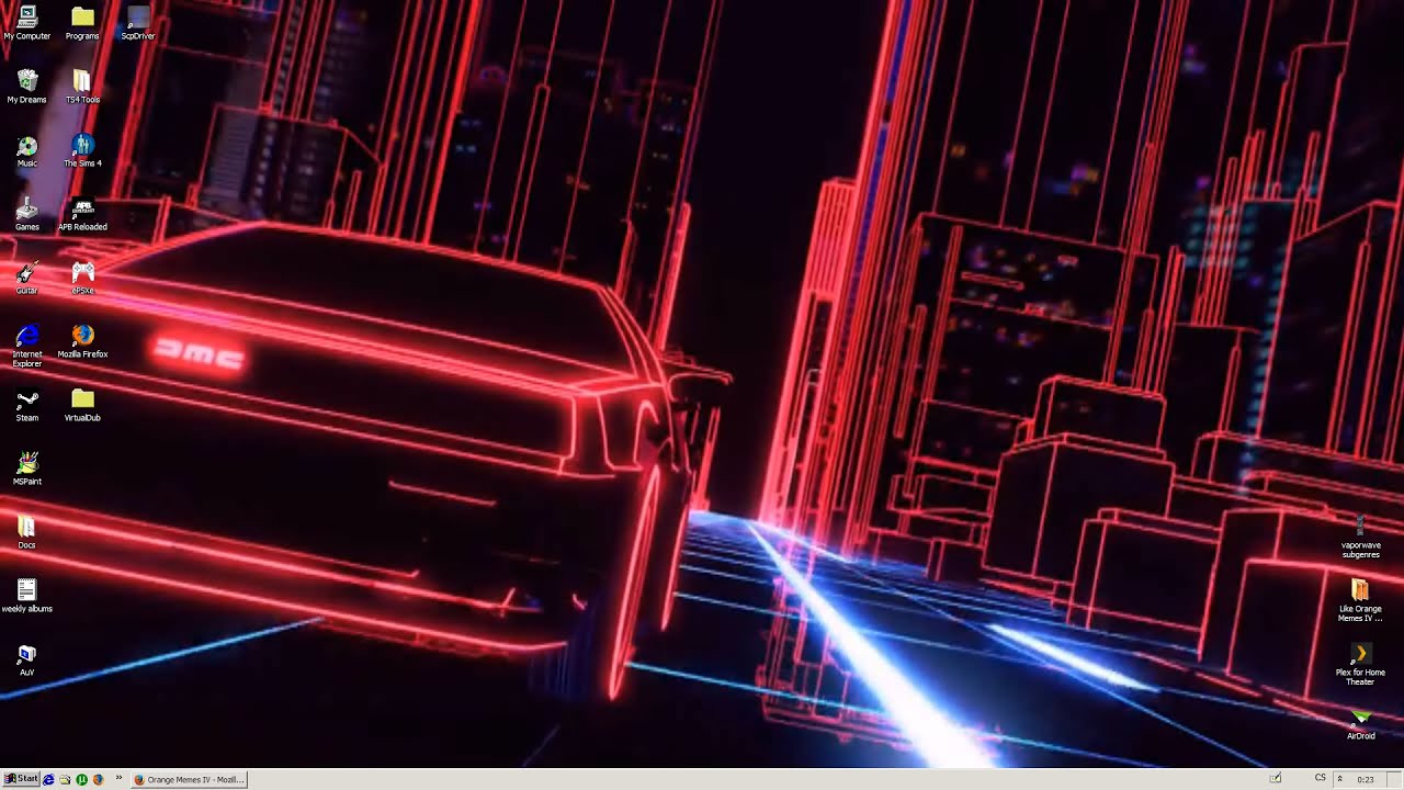 Synthwave Video Wallpaper - Synthwave Animated Background , HD Wallpaper & Backgrounds