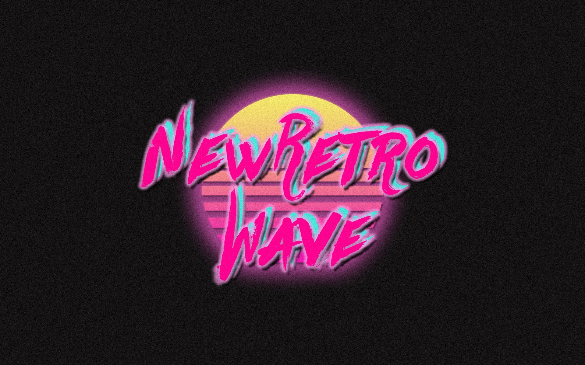 New Retro Wave - Synthwave Wallpaper 1920 X 1200 , HD Wallpaper & Backgrounds
