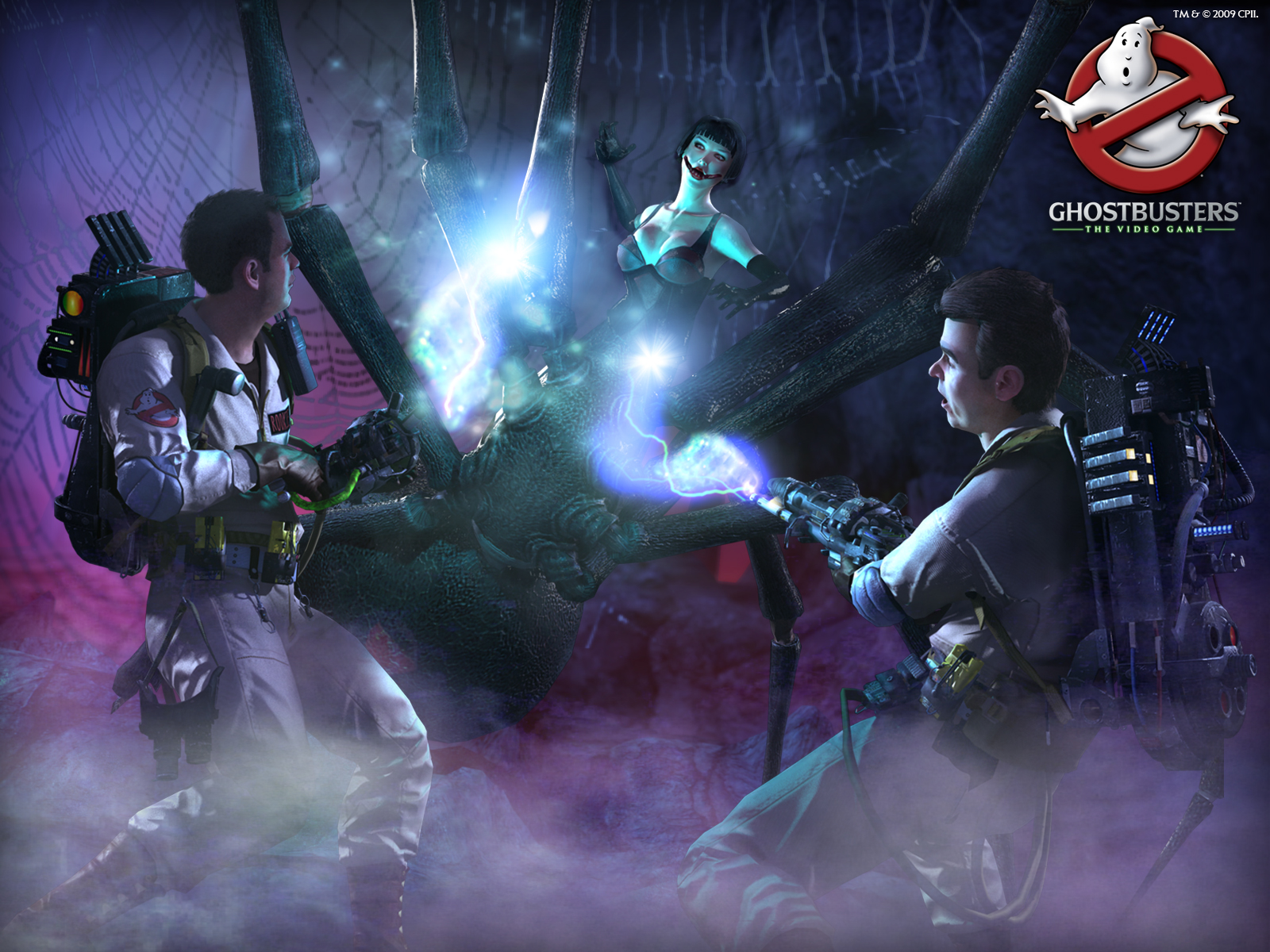 Ghostbusters Video Game Art , HD Wallpaper & Backgrounds