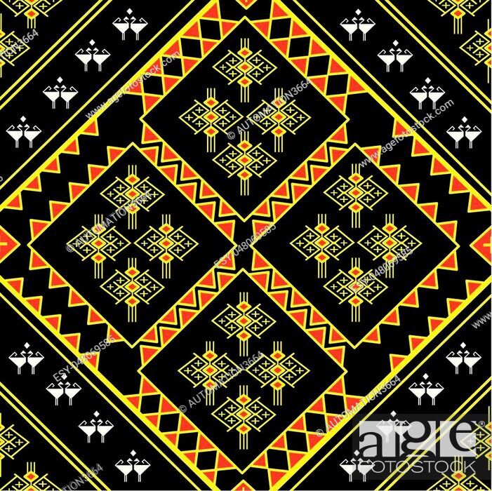 Geometric Ethnic Pattern Traditional Design For Background, - Design , HD Wallpaper & Backgrounds