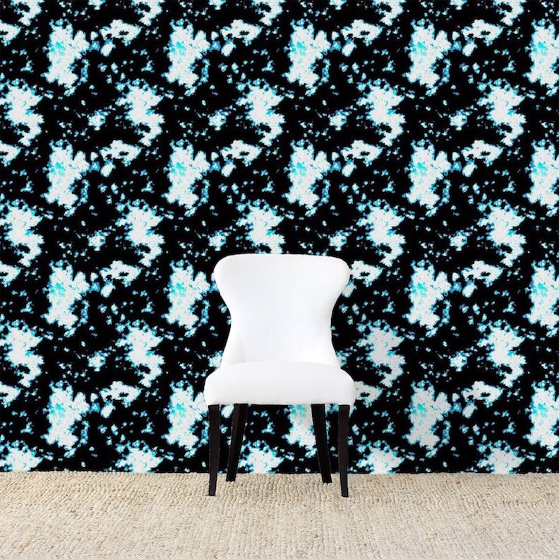 Batik Blue Wallpaper - Windsor Chair , HD Wallpaper & Backgrounds