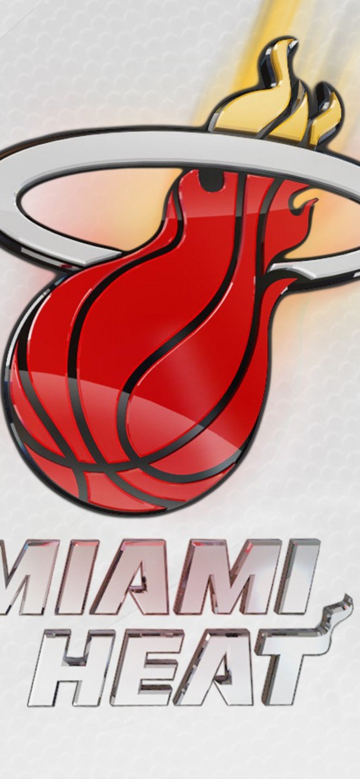 Iphone Xs Max Miami Heat Wallpaper - Miami Heat Logo , HD Wallpaper & Backgrounds