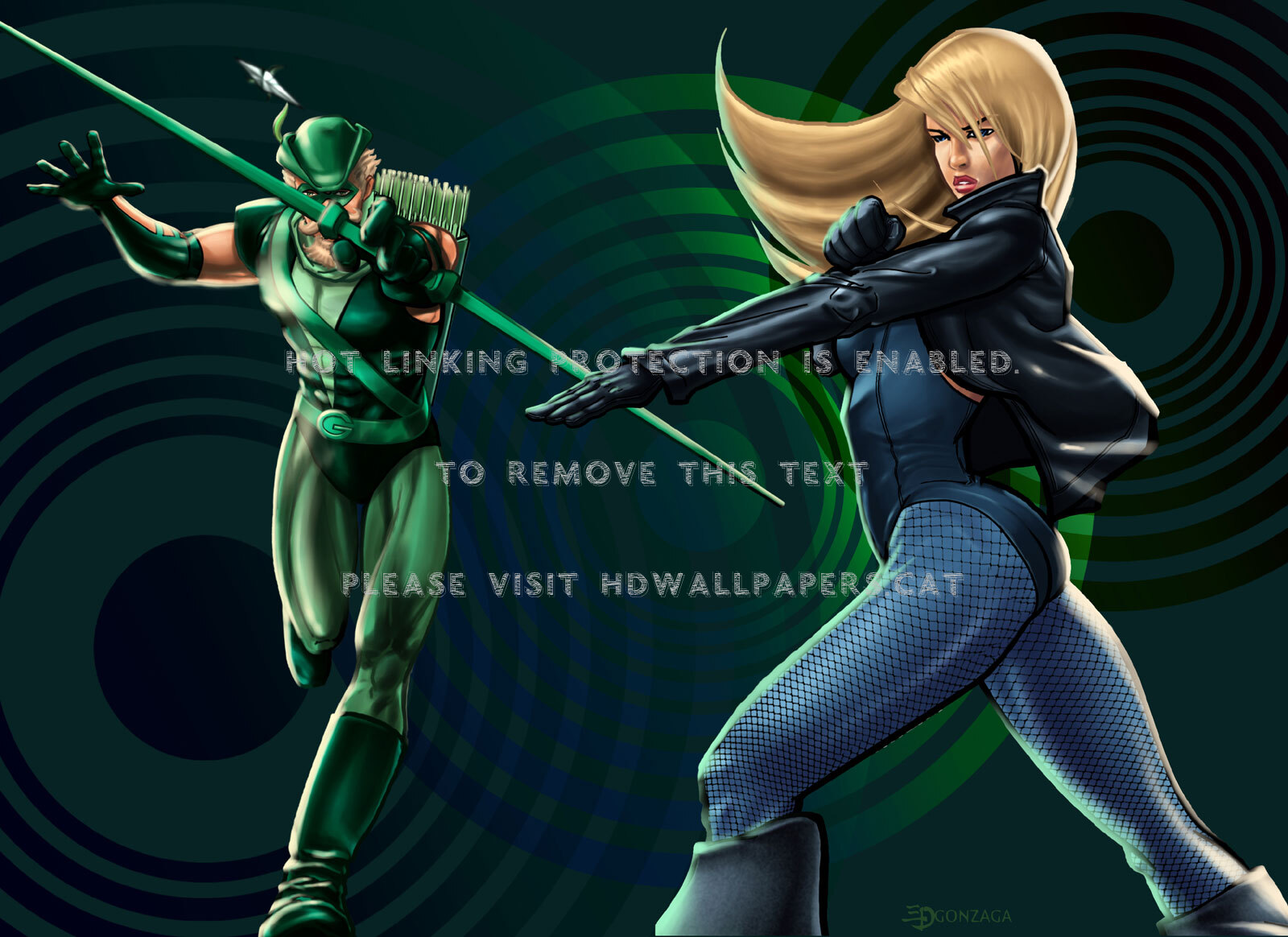 Green Arrow & Black Canary Superheroes Dc - Green Arrow Superhero , HD Wallpaper & Backgrounds