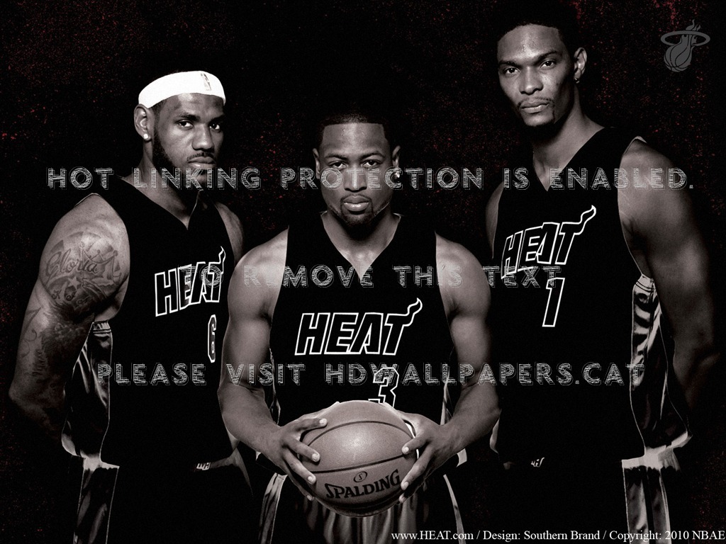 Miami Heat Wallpaper Basketball Sports - Miami Heat Big 3 , HD Wallpaper & Backgrounds