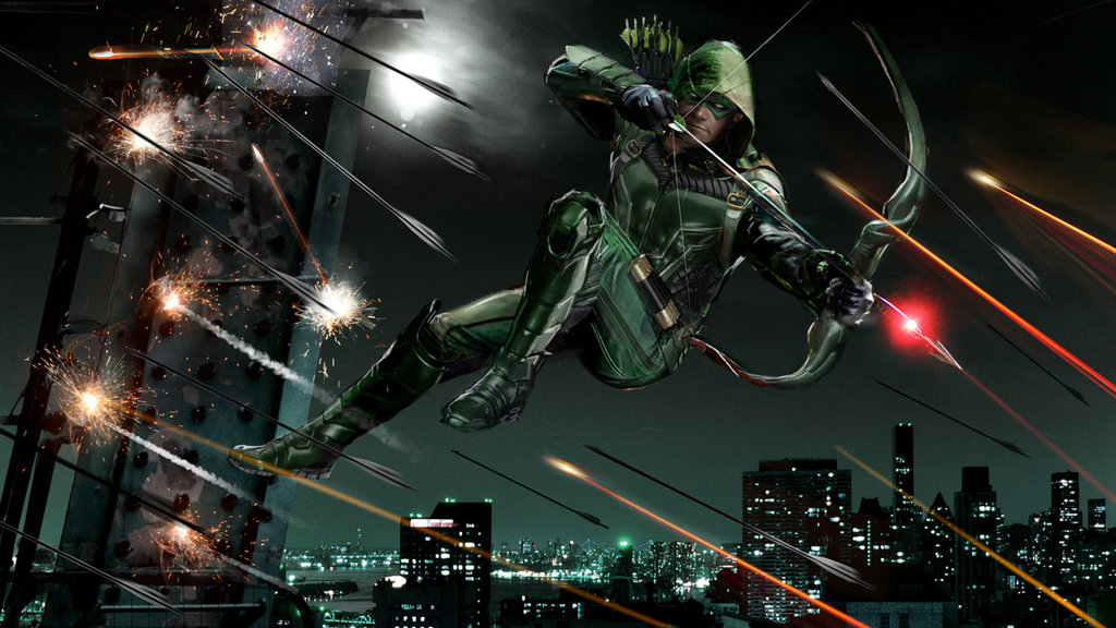 Green Arrow Wallpaper New 52 Spiritedmusepress - Green Arrow Fan Art , HD Wallpaper & Backgrounds