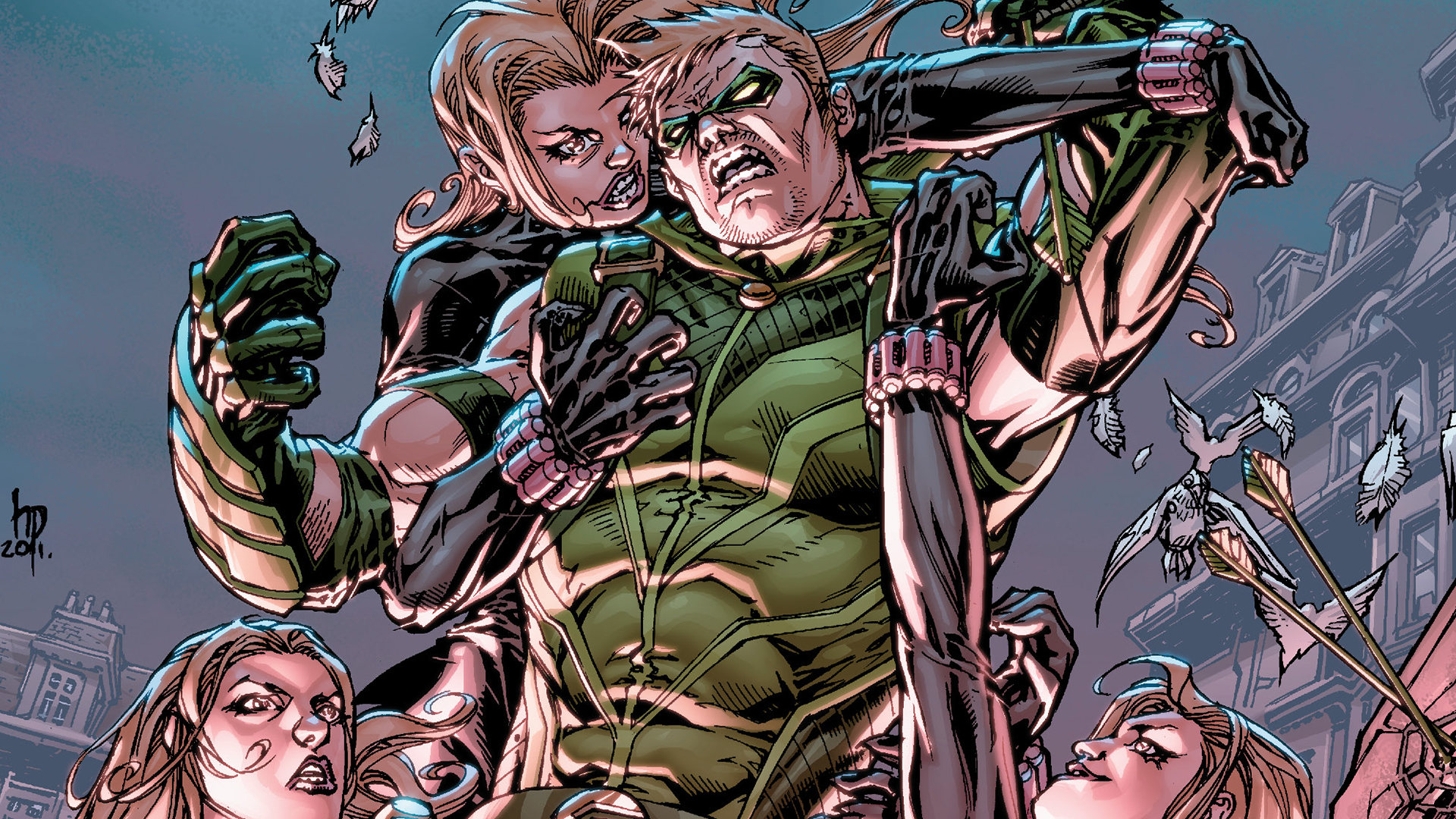 Green Arrow Skylark , HD Wallpaper & Backgrounds