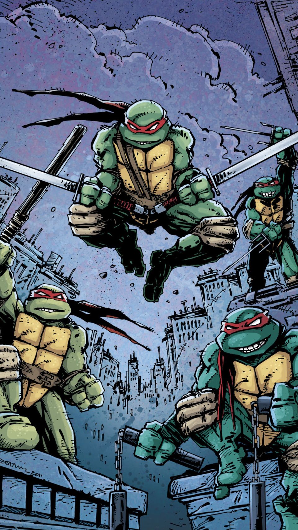 Teenage Mutant Ninja Turtles Idw Comic Iphone Wallpaper - Ninja Turtles Wallpaper Iphone , HD Wallpaper & Backgrounds