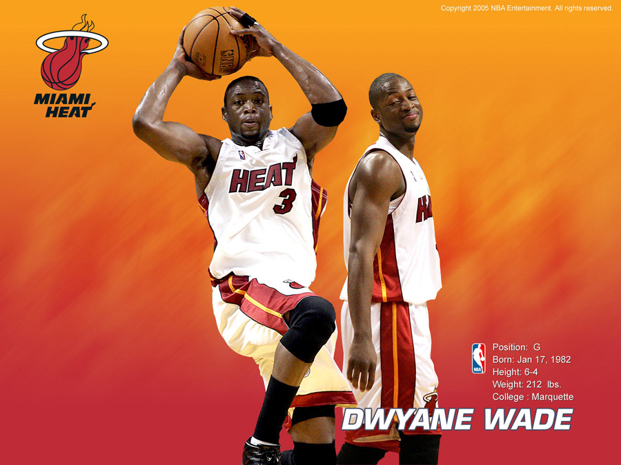 Miami Heat Wallpapers - Miami Heat Wallpaper For Dwyane Wade , HD Wallpaper & Backgrounds