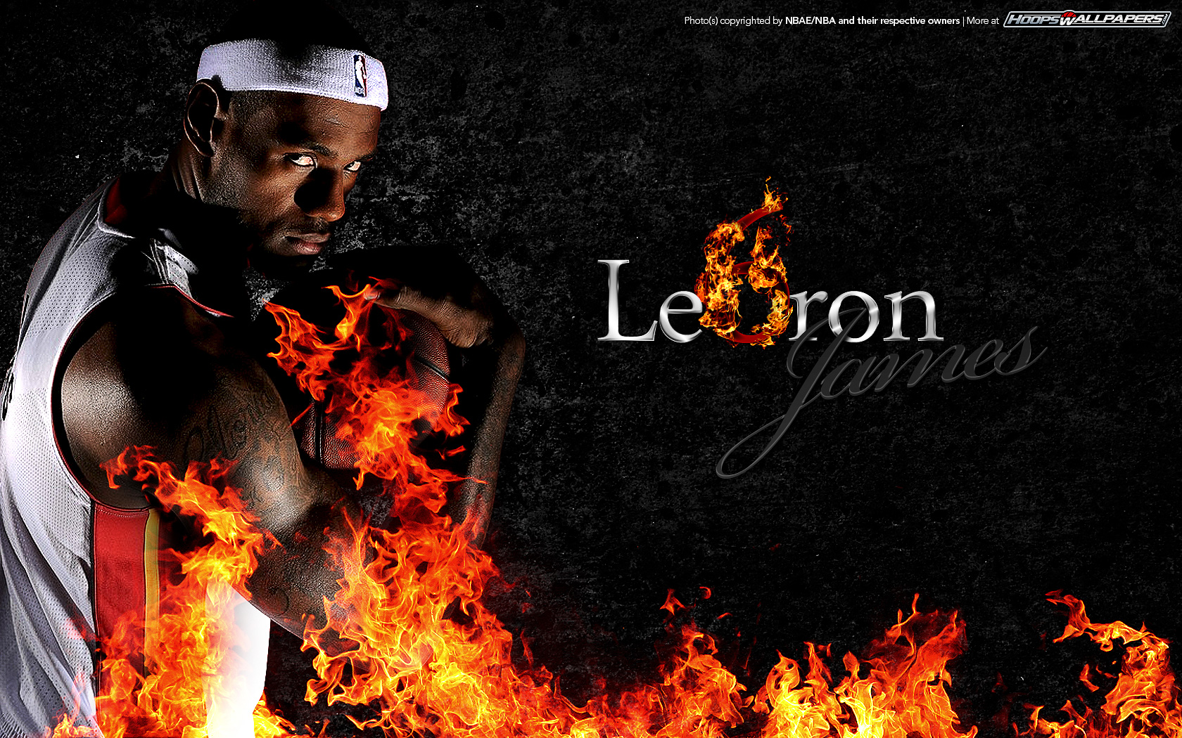 Nba Lebron James Fire , HD Wallpaper & Backgrounds