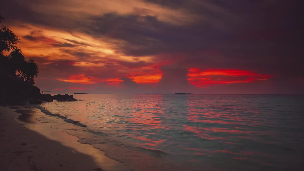 Paradise Island Sunset Live Wallpaper , HD Wallpaper & Backgrounds