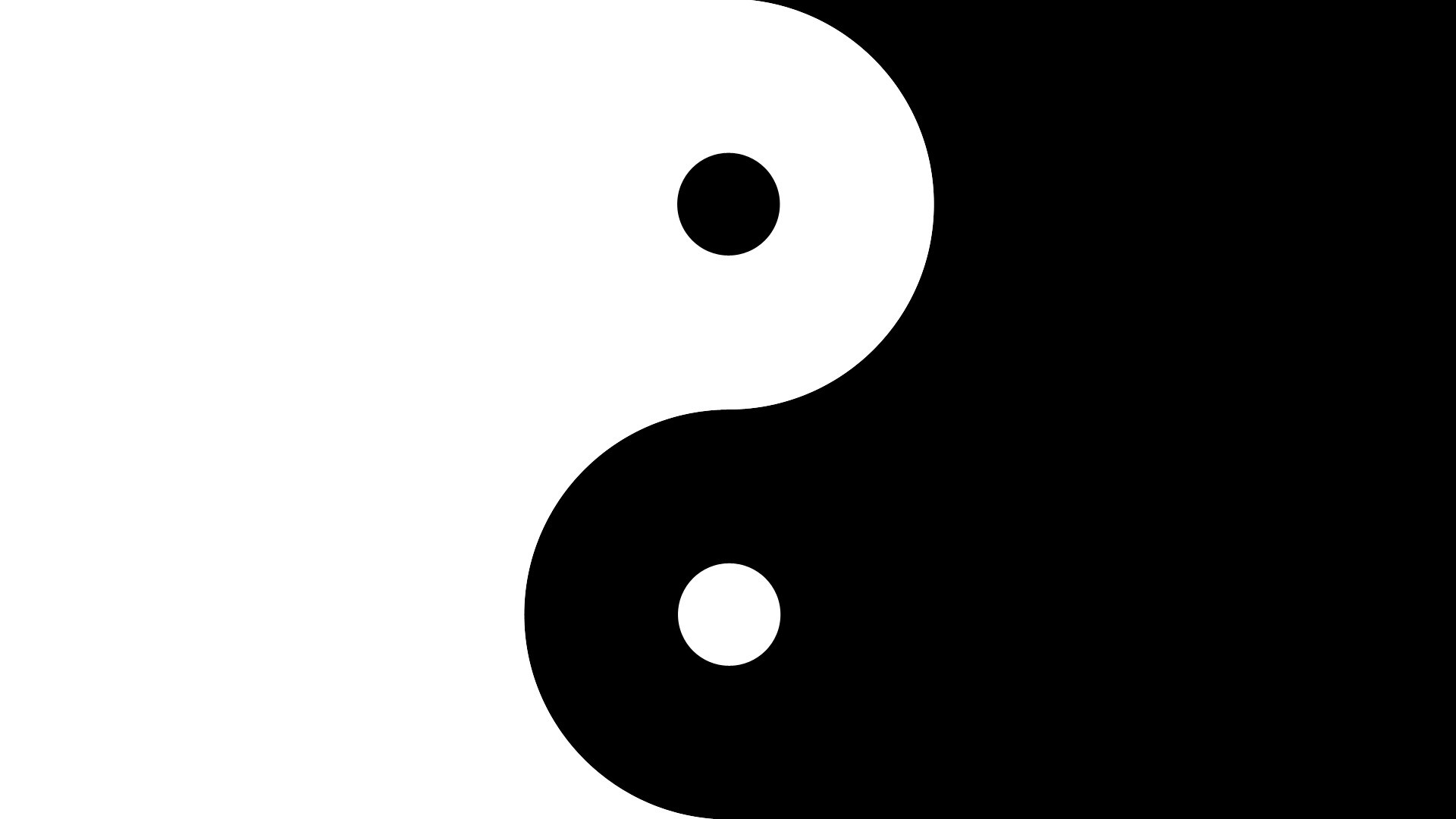 Black And White Yin And Yang 26 Cool Hd Wallpaper 
 - Ying Yang Wallpaper Hd , HD Wallpaper & Backgrounds