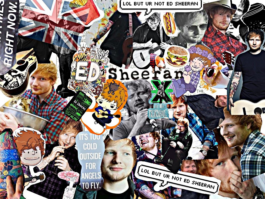 British, Collage, And Ginger Image - Collage Fotos Ed Sheeran , HD Wallpaper & Backgrounds