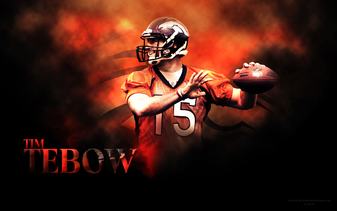 Denver Broncos Tim Tebow Wallpaper - Tim Tebo Back Grounds , HD Wallpaper & Backgrounds