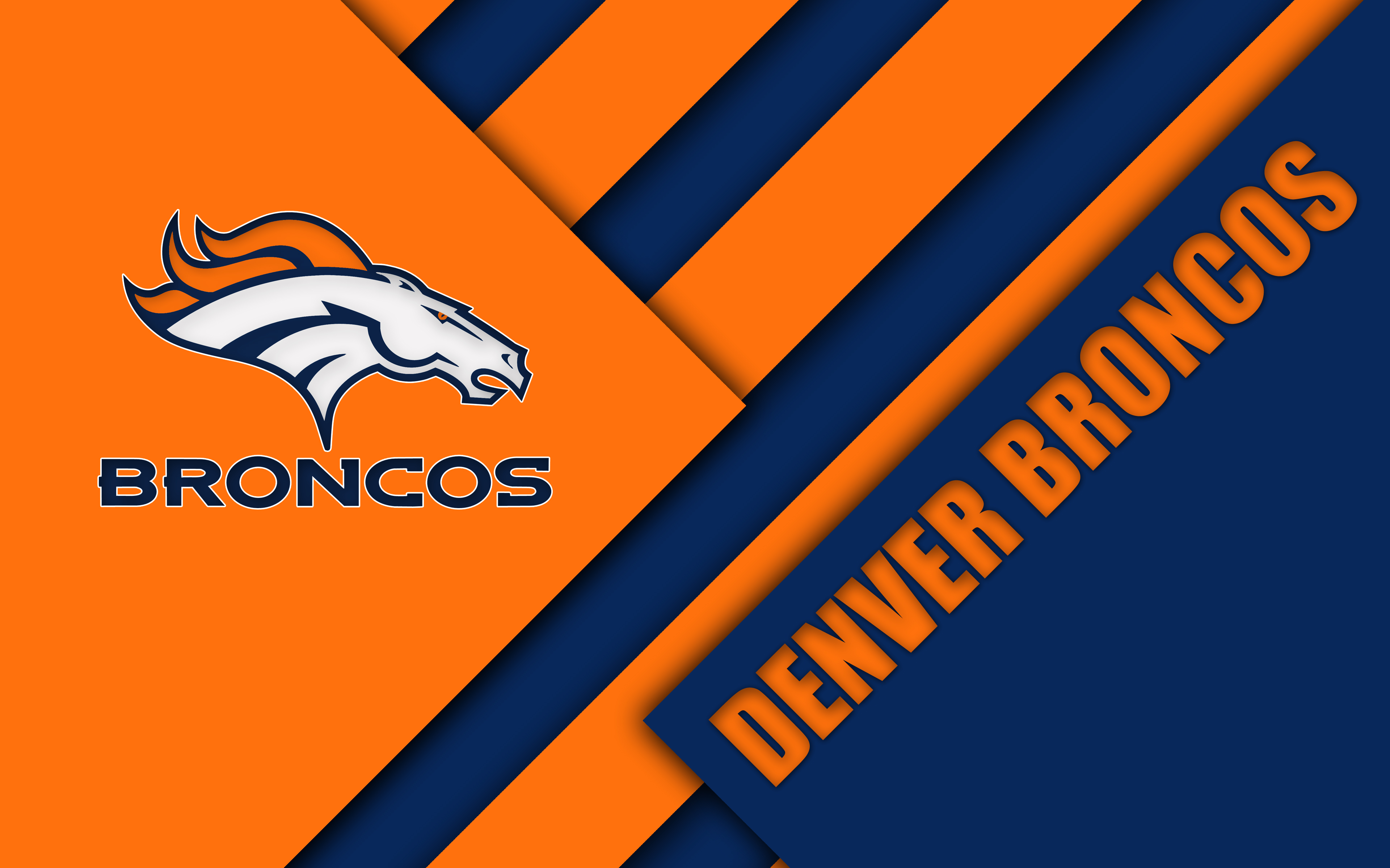 Denver Broncos Orange And Blue , HD Wallpaper & Backgrounds