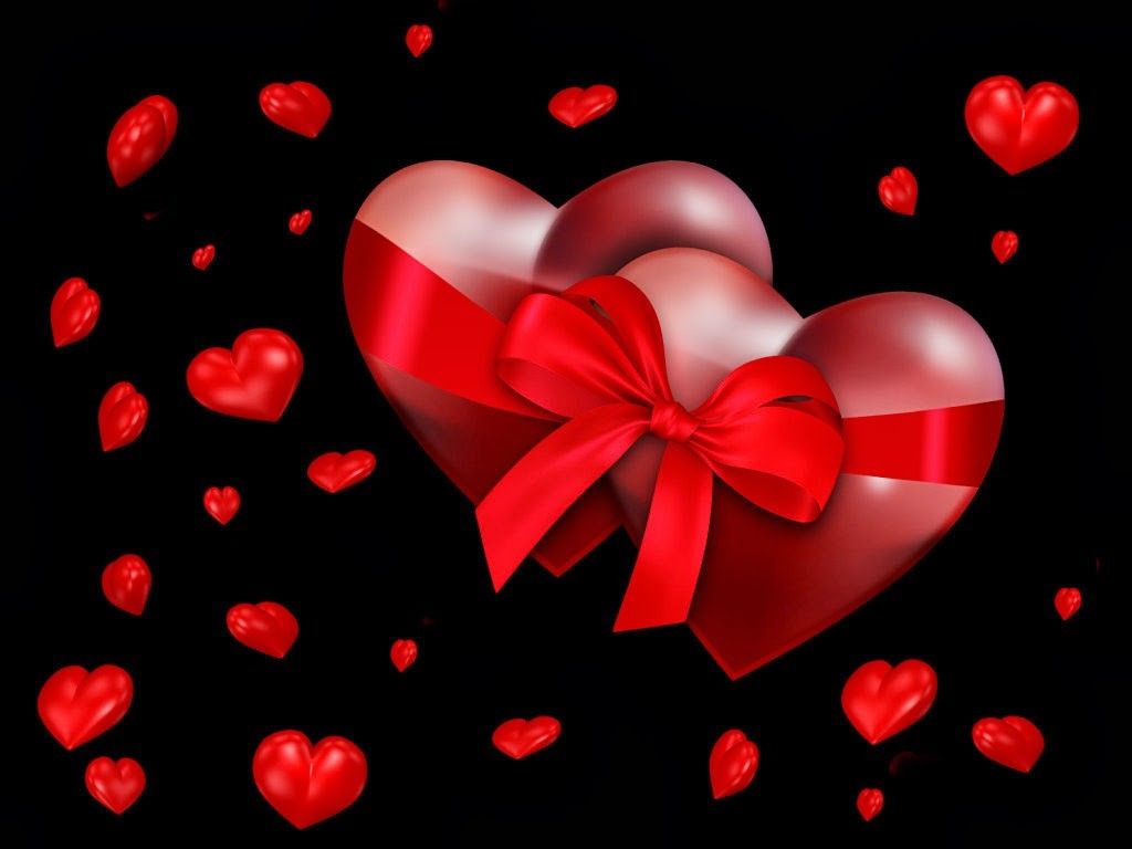 Free Valentines Day Wallpaper - Romantic Valentine's Day Heart , HD Wallpaper & Backgrounds