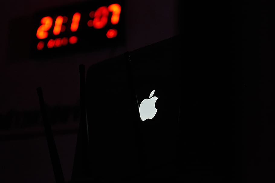 Apple Logo, Clock, Digital Clock, Animal, Bird, Electronics, - Iphone 4 Back , HD Wallpaper & Backgrounds