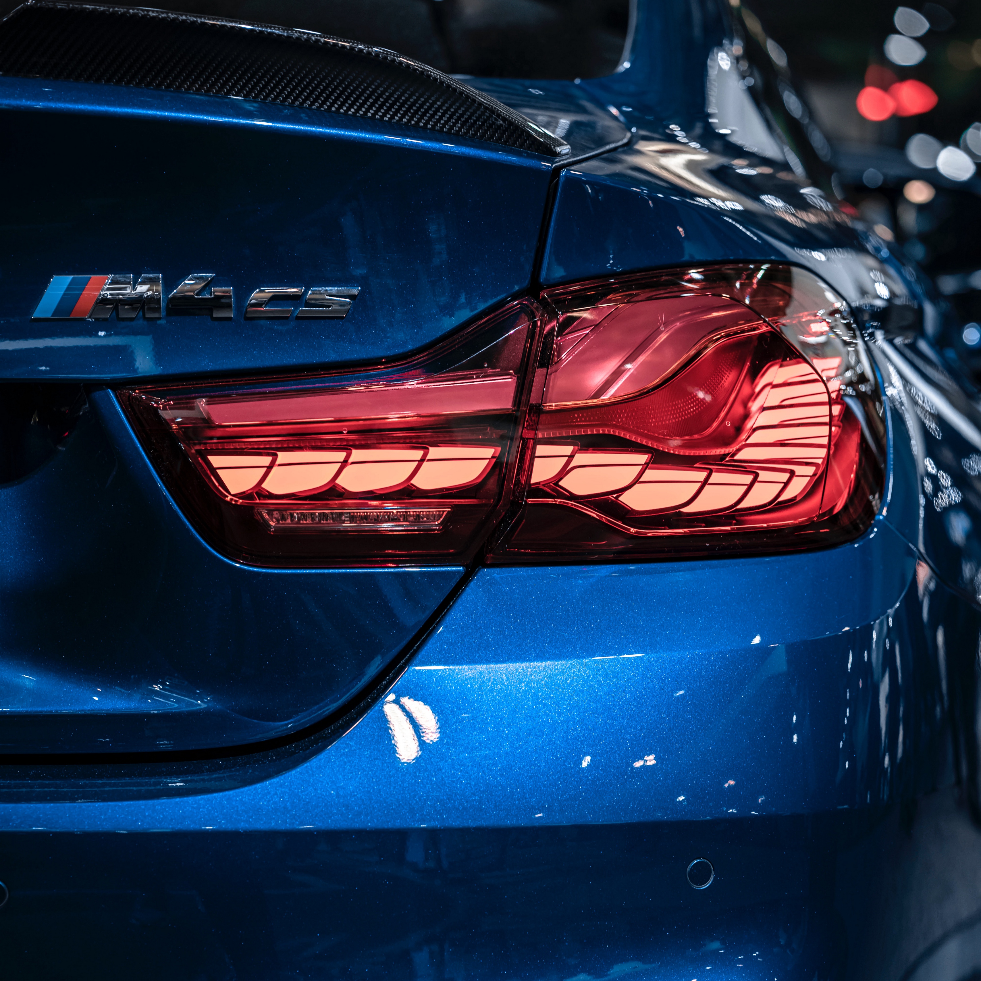 Wallpaper Bmw M4 Cs, Bmw, Blue, Rear View - Bmw Wallpaper 4k Phone , HD Wallpaper & Backgrounds