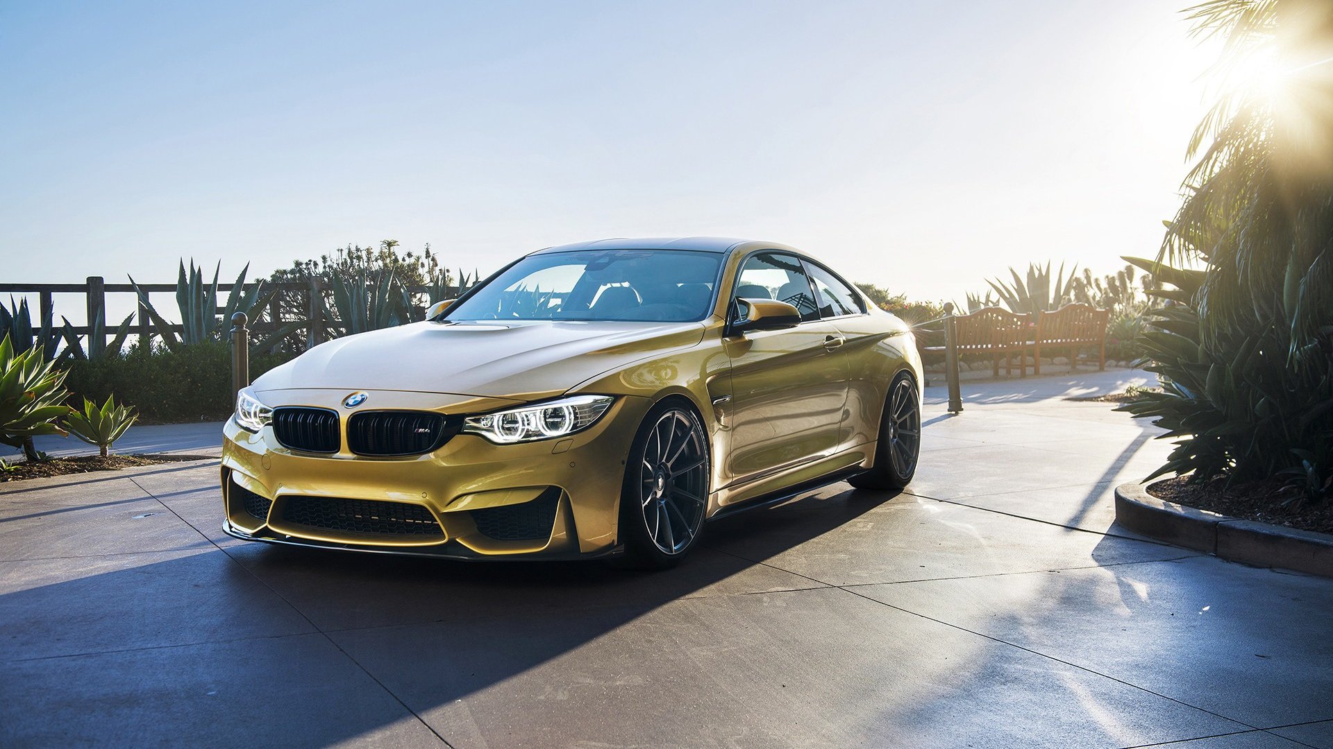 Golden Bmw M4 F82 - Золотая Bmw , HD Wallpaper & Backgrounds