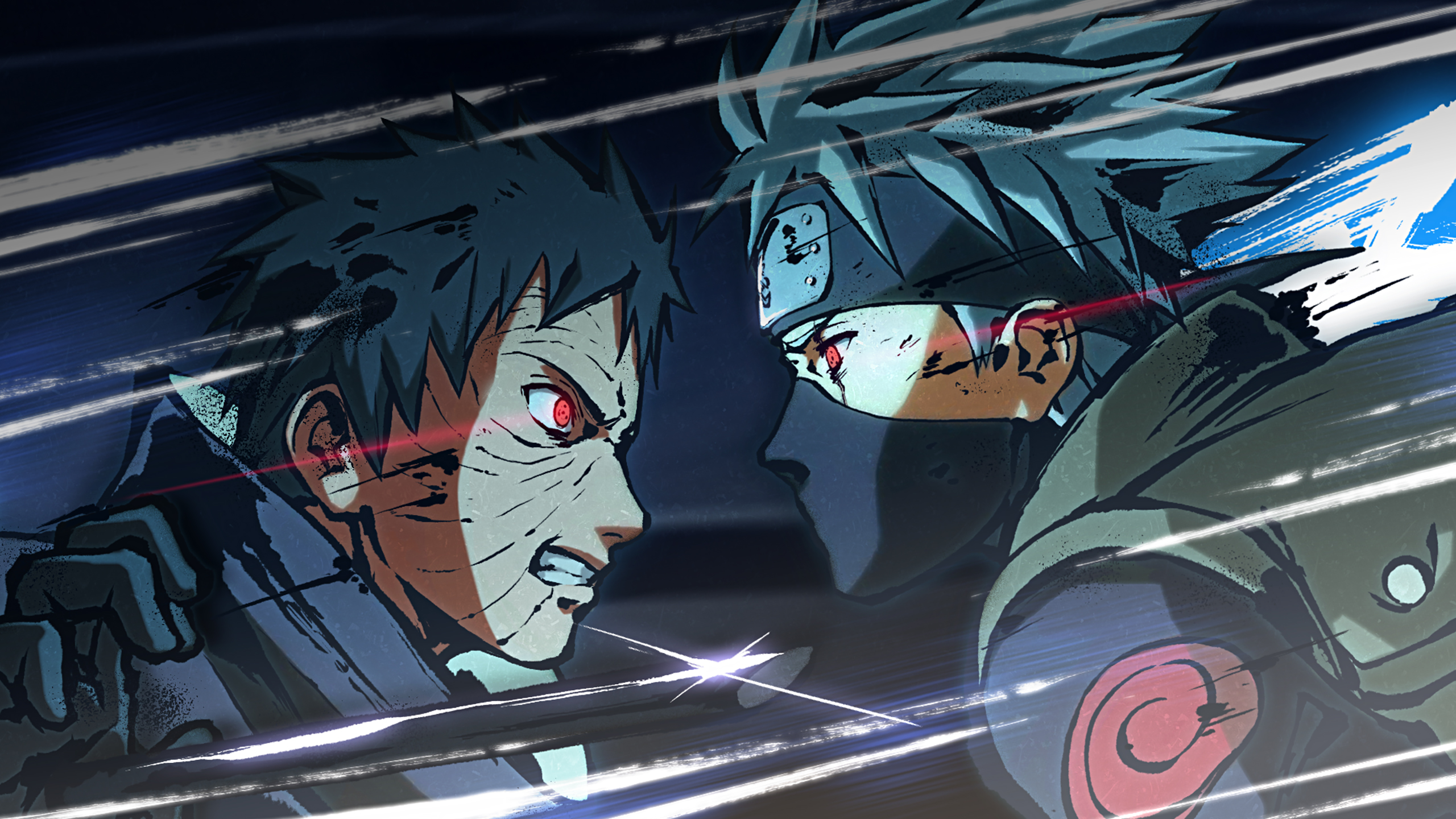 Kakashi Vs Obito Wallpaper Hd , HD Wallpaper & Backgrounds